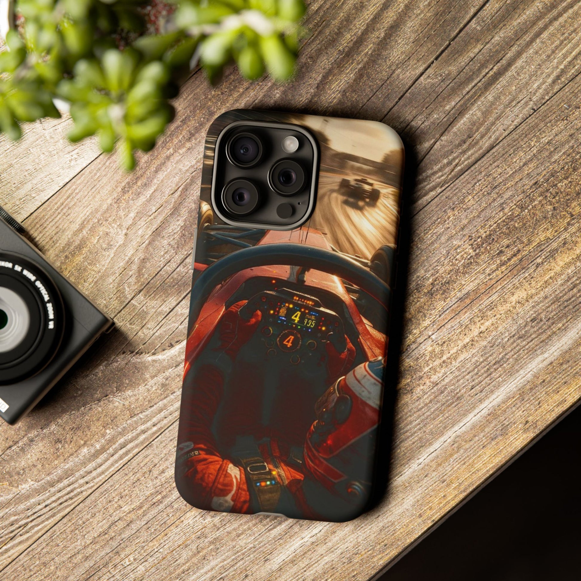 Formula 1 Cockpit Phone Case, Tough Cases for iPhones, Samsung, and Pixel