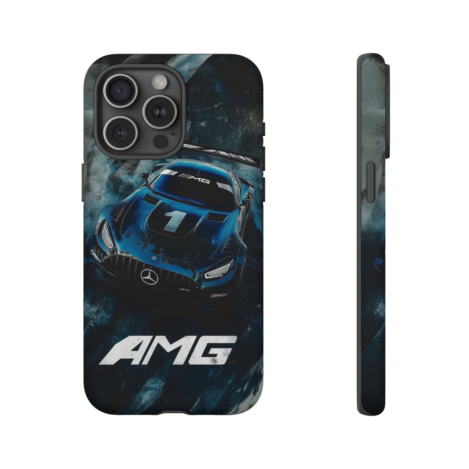 Mercedes AMG Racing Car Tough Cases for iPhones, Samsung, and Pixel