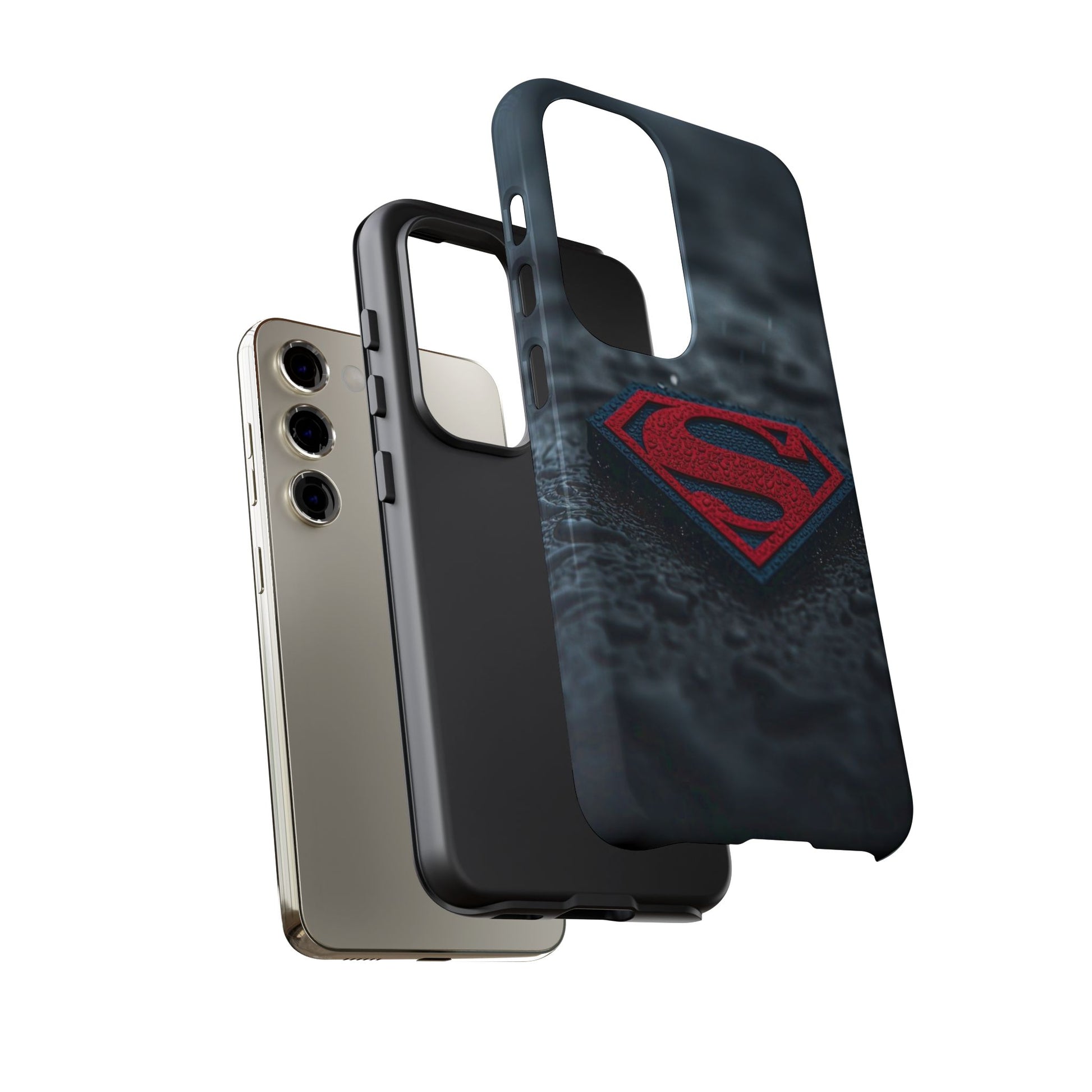 Superman Logo Tough Cases for iPhones, Samsung, and Pixel