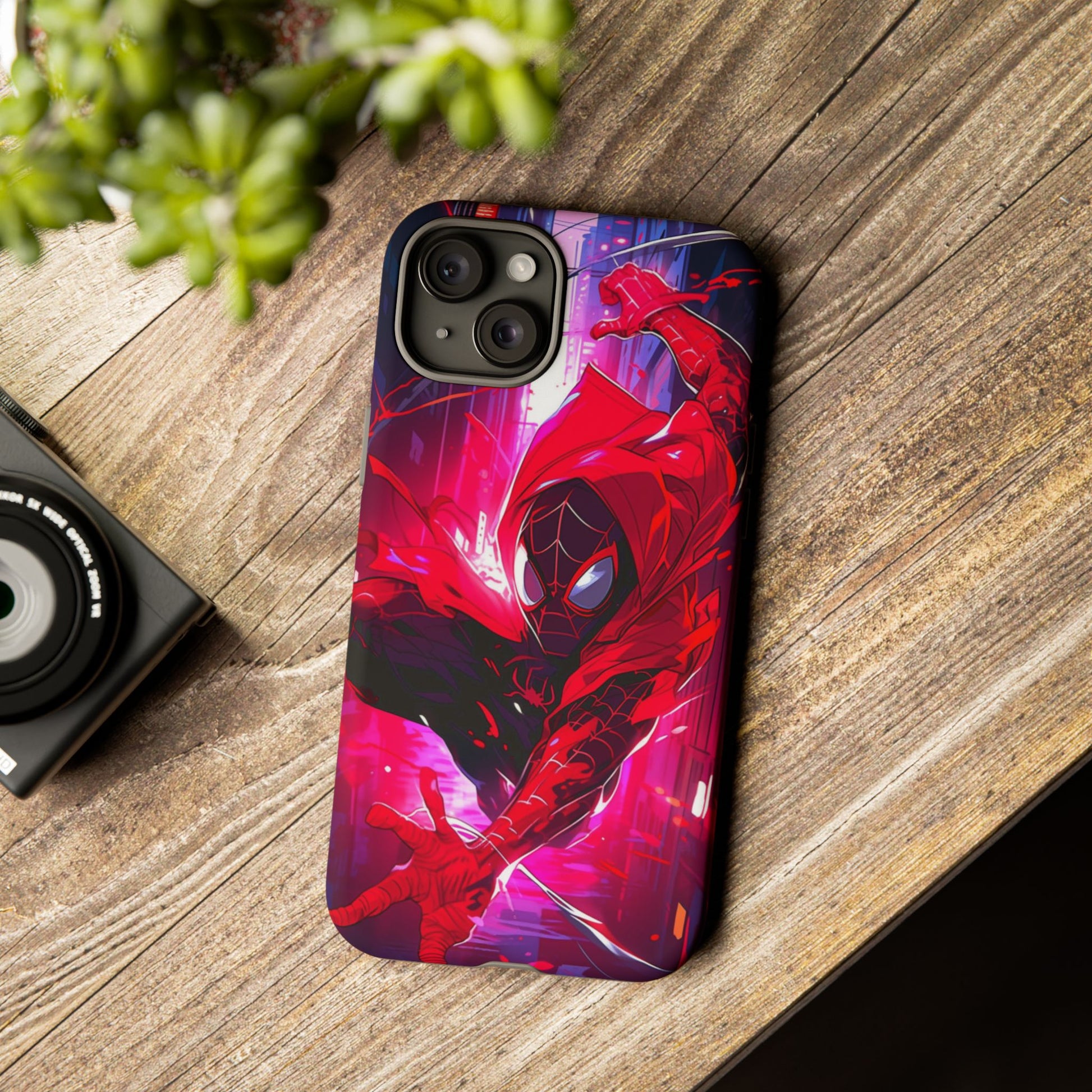 Miles Morales Spiderman Phone Case, Tough Cases for iPhones, Samsung, and Pixel