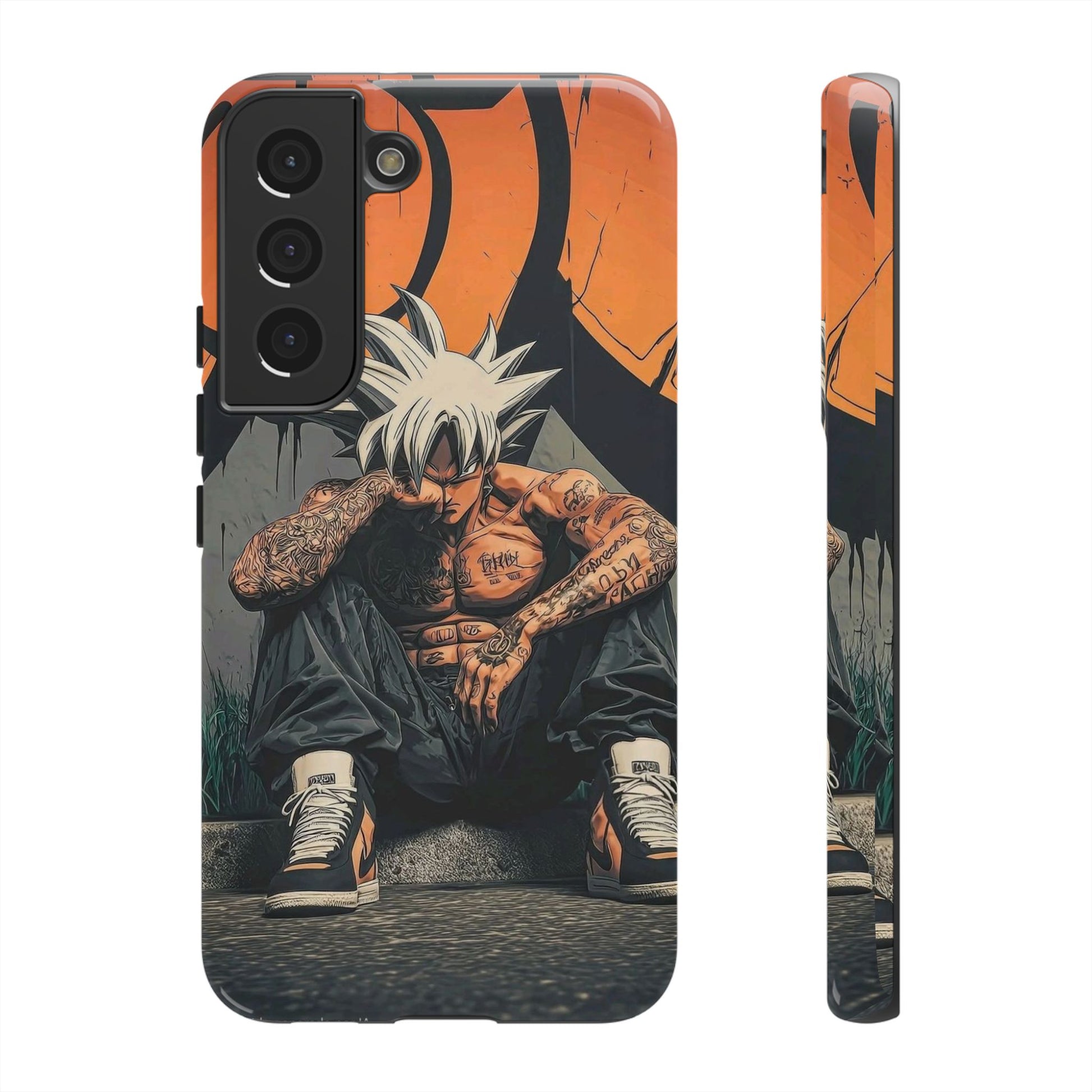 Anime DBZ Thug Tough Cases for iPhones, Samsung, and Pixel