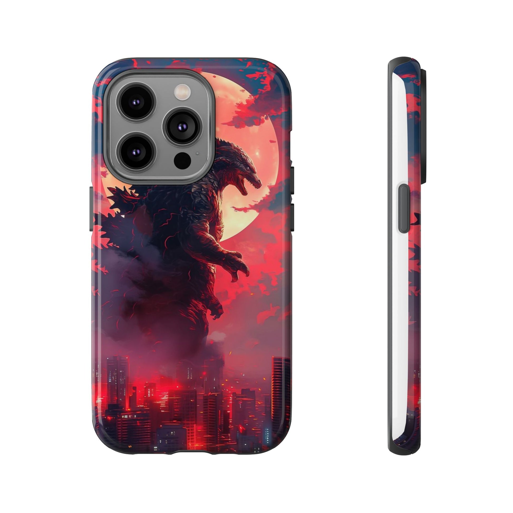 King of Monsters Godzilla Tough Phone Cases for iPhones, Samsung, and Pixel