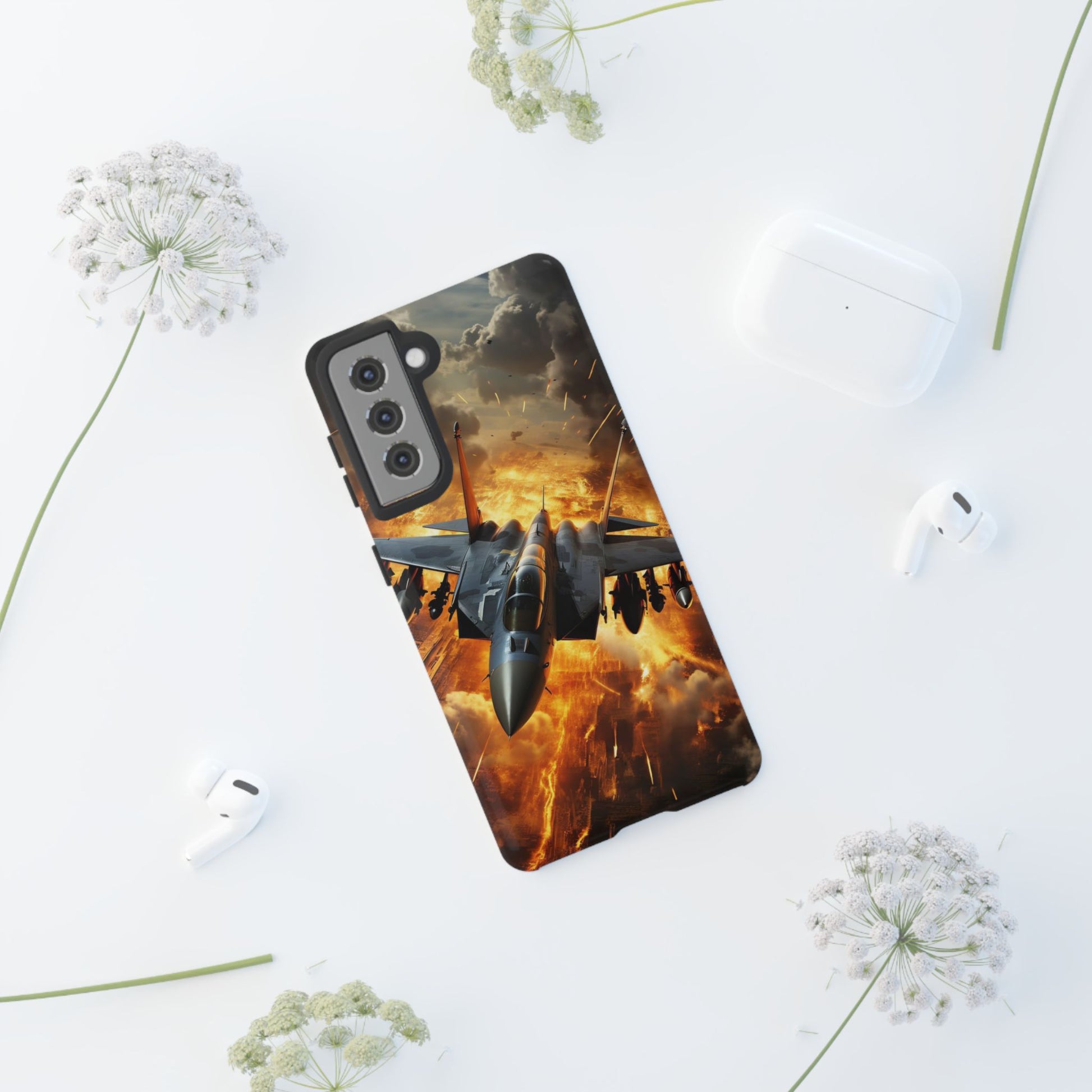 F-15 Fighter Jet Tough Cases for iPhones, Samsung, and Pixel