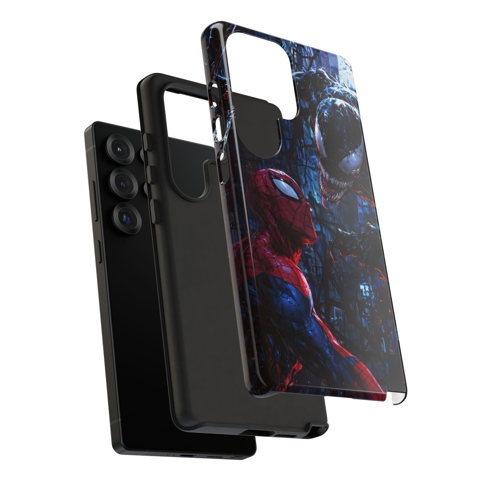 Venom x Spiderman Phone Case, Tough Cases for iPhones, Samsung, and Pixel