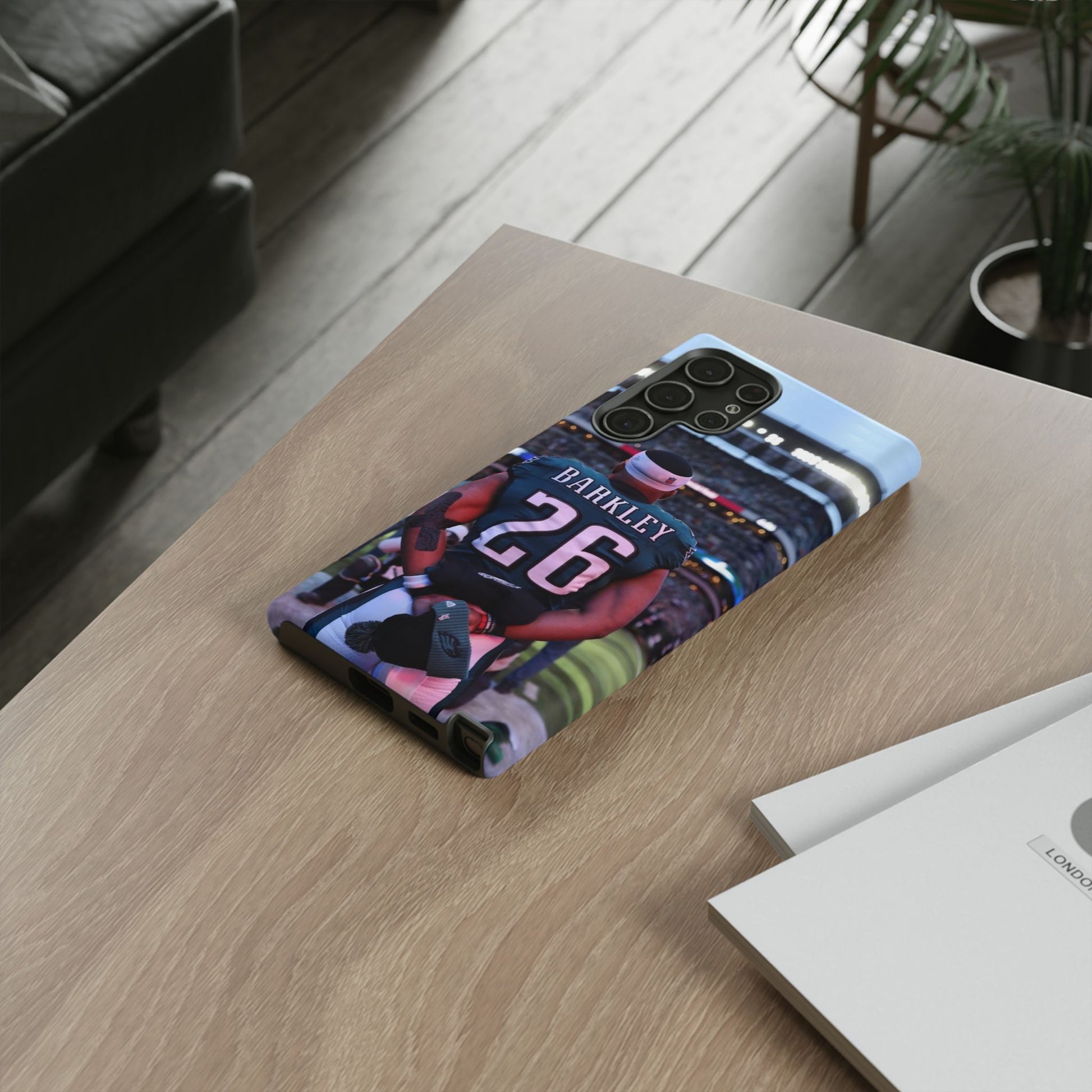 Eagles Football Saquon Barkley Tough Cases for iPhones, Samsung, and Pixel