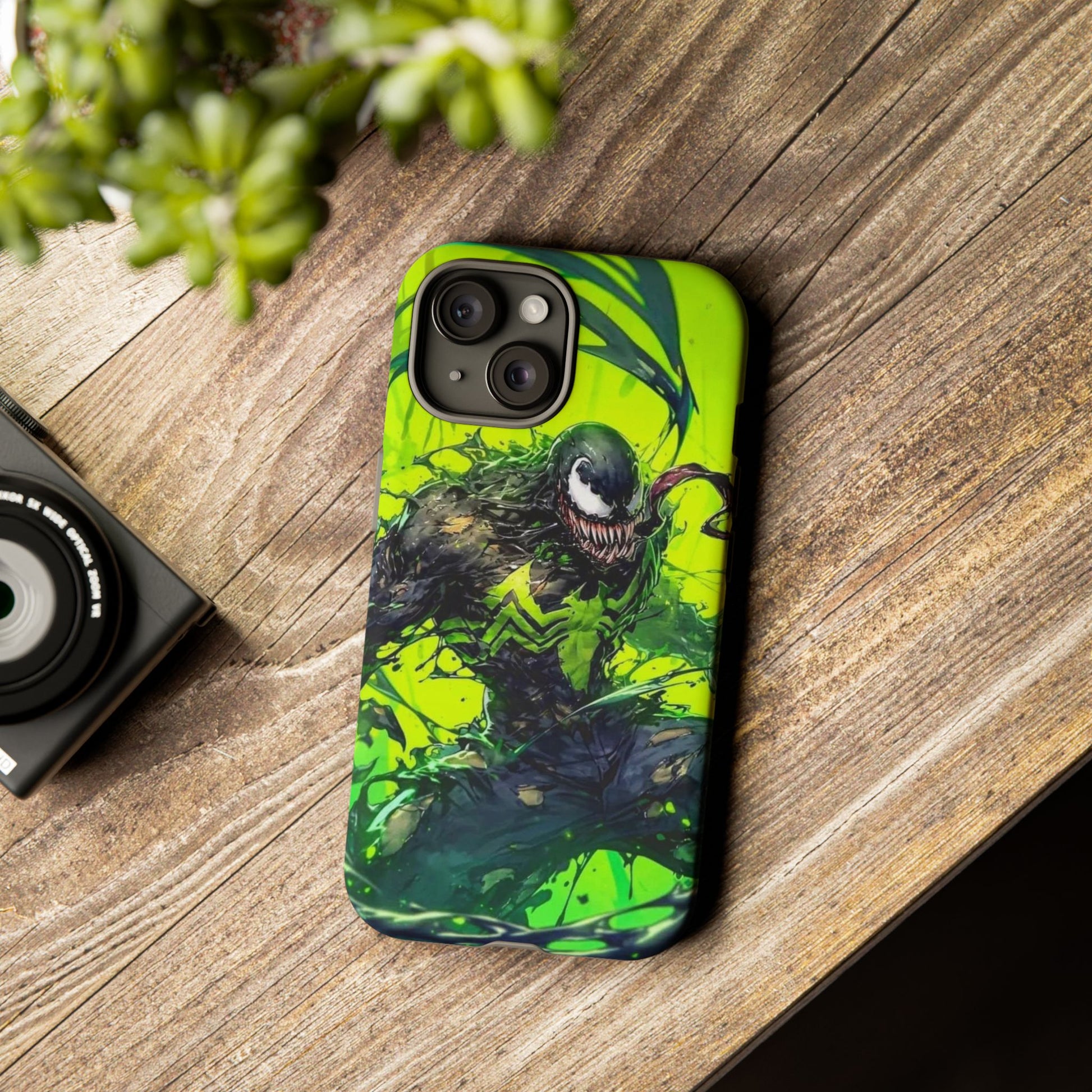 Evil Venom Phone Case, Tough Cases, Marvel Comics Phone for iPhones, Samsung, and Pixel