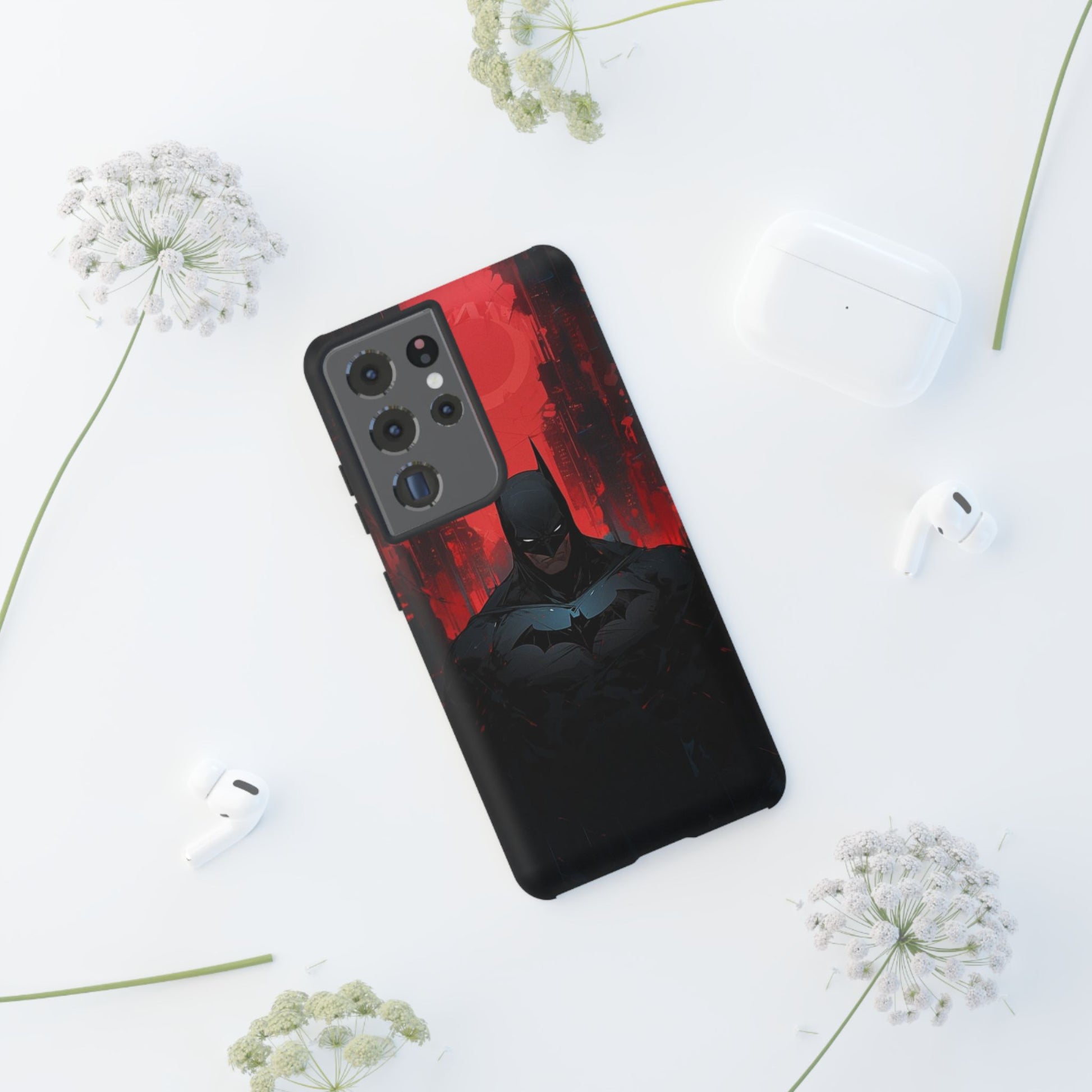 The Dark Knight Batman Tough Cases for iPhones, Samsung, and Pixel