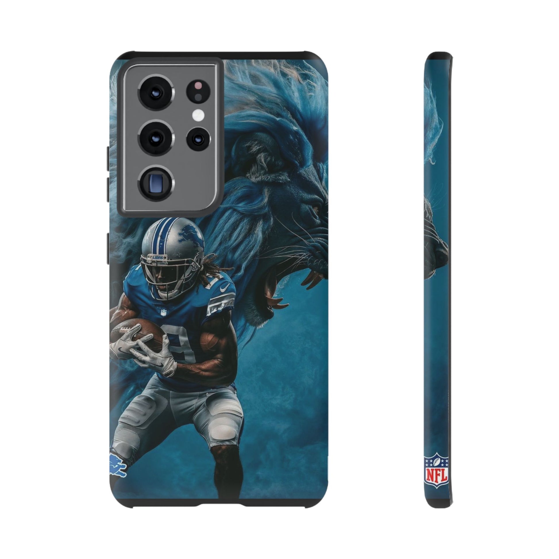 Detroit Lions Player Football Phone Case, Tough Cases for iPhones, Samsung, and Pixel