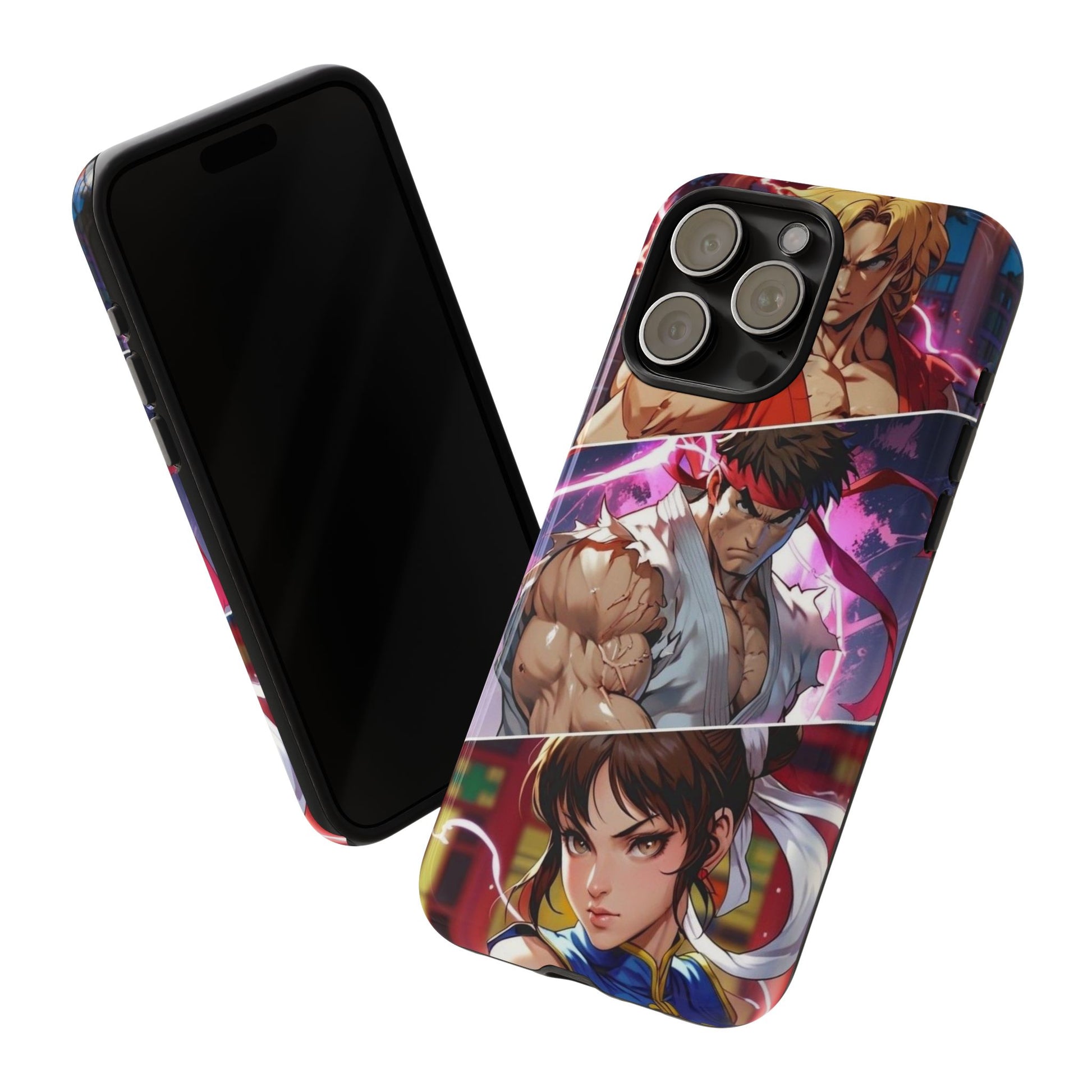 Street Fighter Gamer Theme Tough Cases for iPhones, Samsung, and Pixel