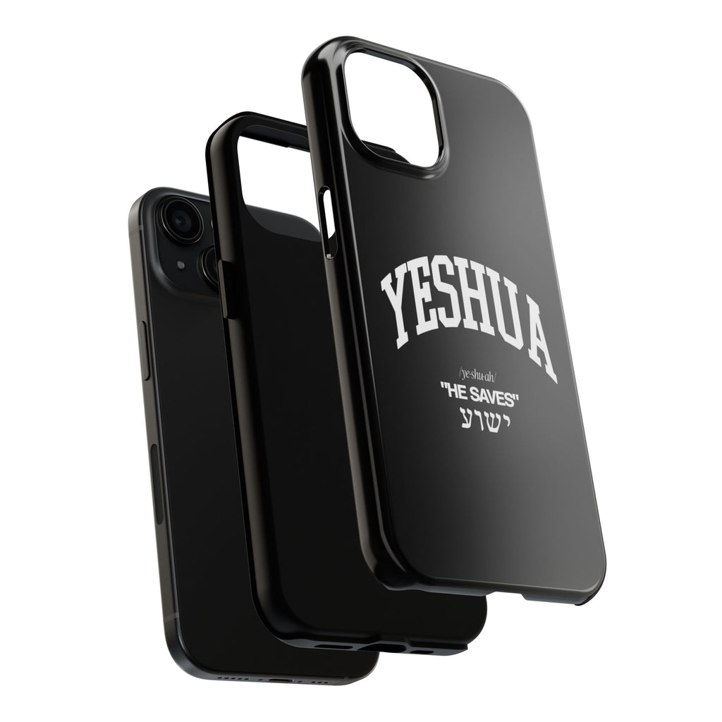 Yeshua He Saves Christian Theme Phone Cases for iPhones & Samsung Phones