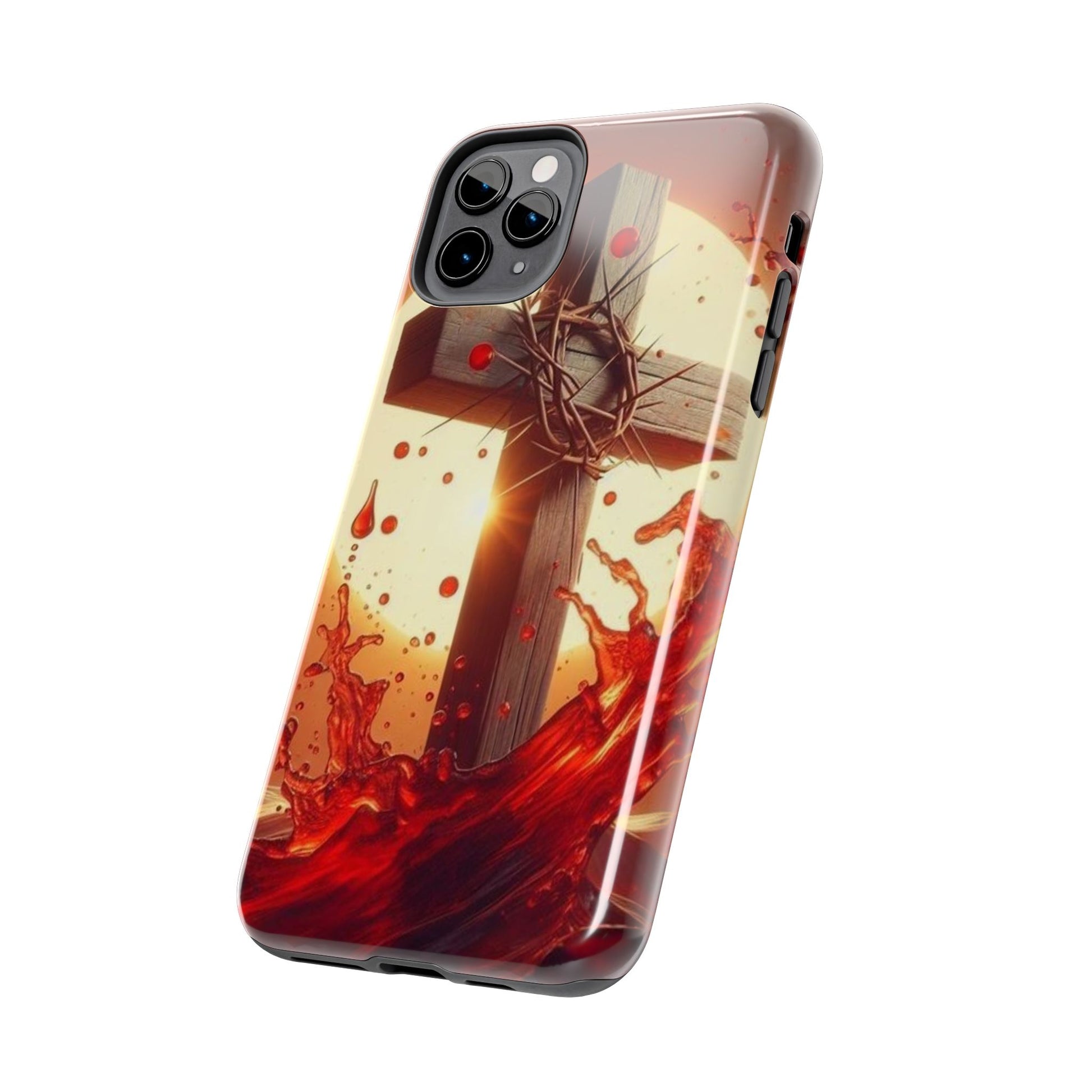 Blood of Christ Christian Theme Phone Cases for iPhones & Samsung Phones