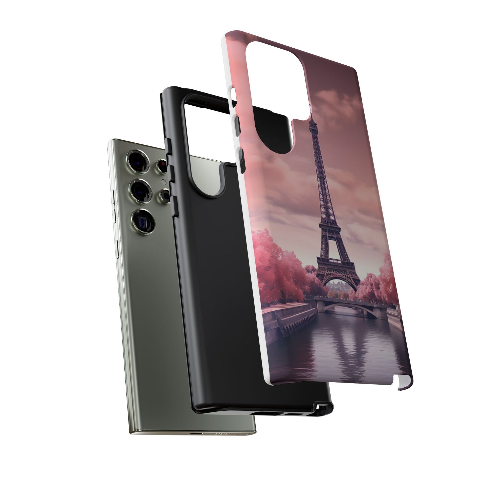 Eiffel Tower Paris Tough Cases for iPhones, Samsung, and Pixel