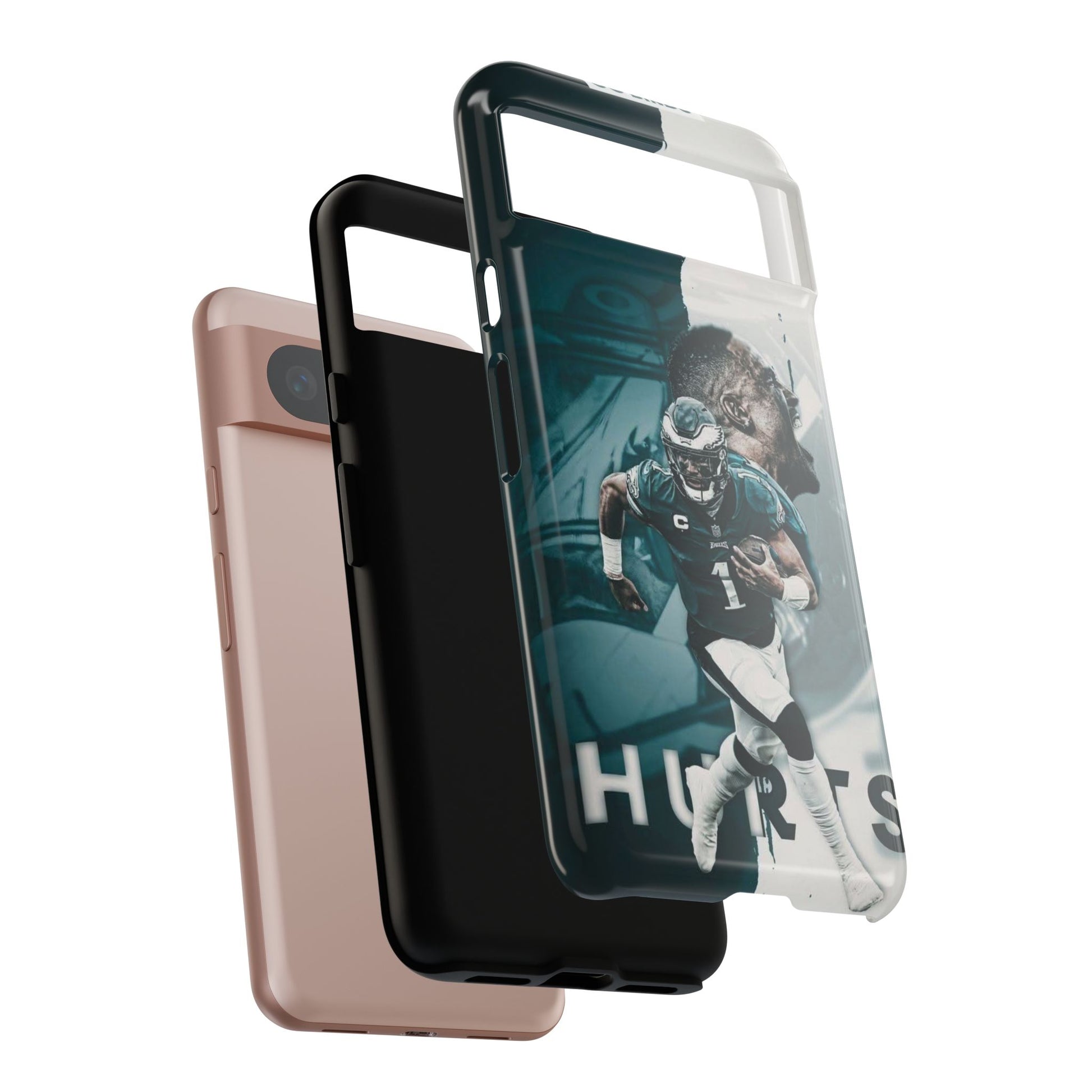 Jalen Hurts Eagles Football Tough Cases for iPhones, Samsung, and Pixel