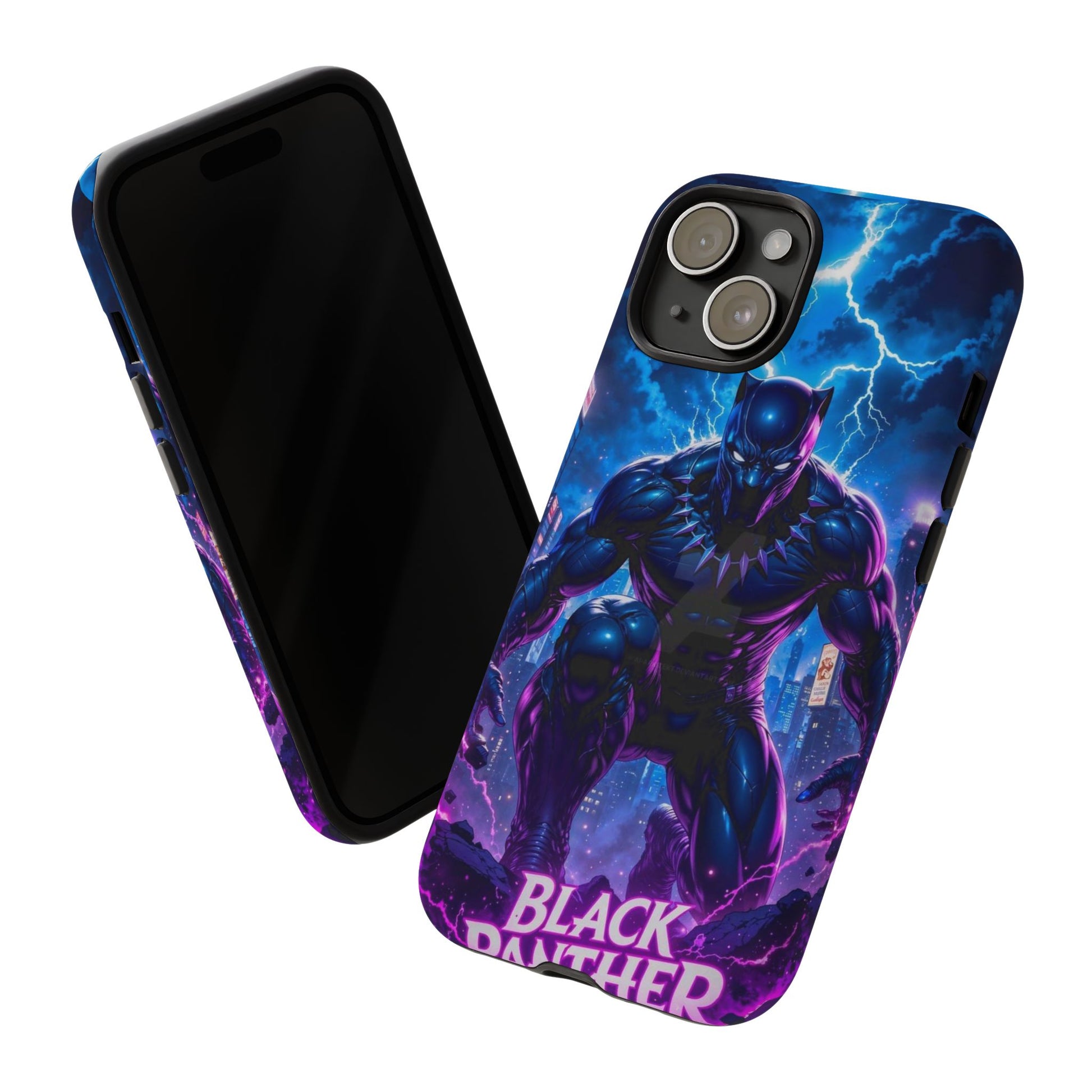 Black Panther Phone Case, Tough Cases for iPhones, Samsung, and Pixel