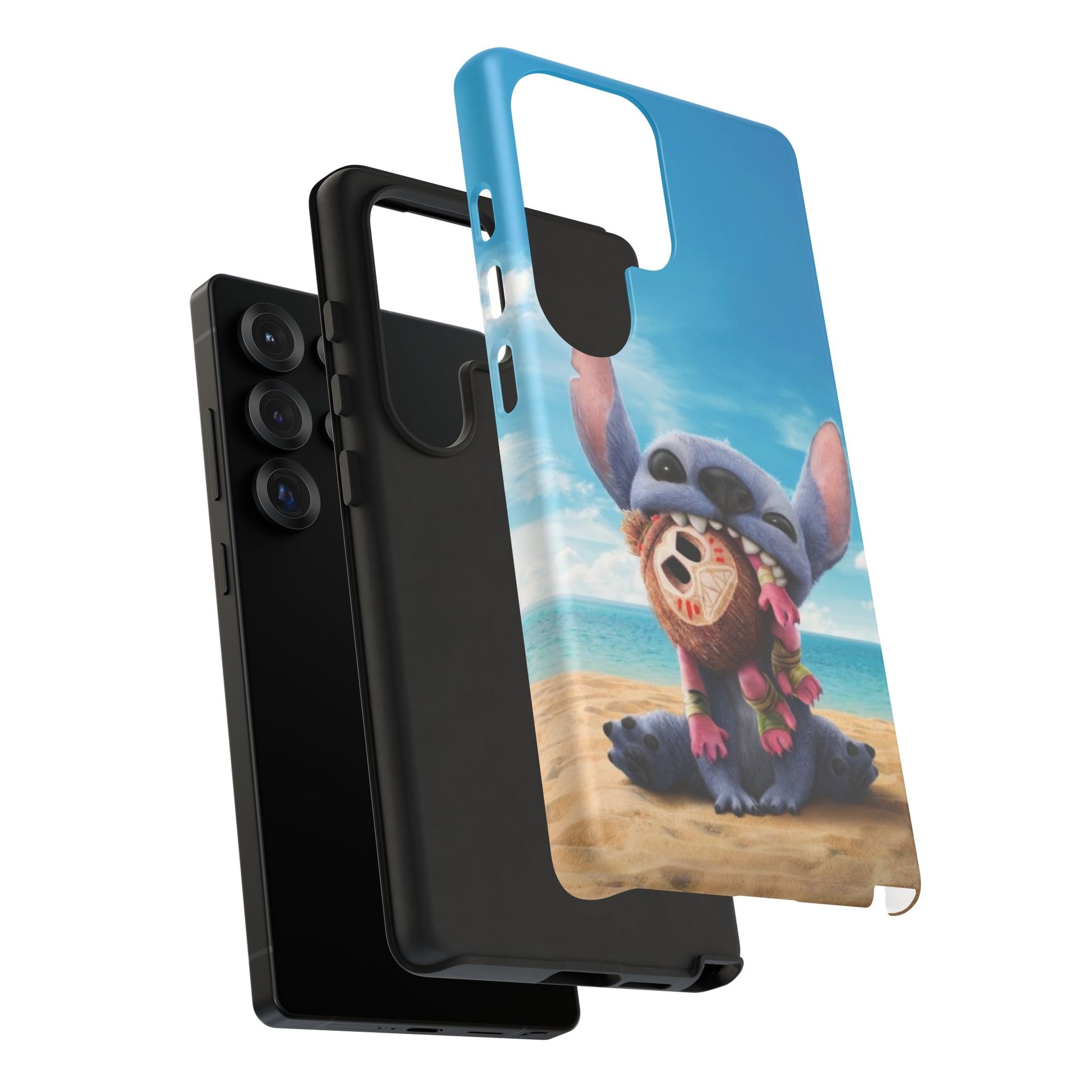 Stitch Beach Sunset Landscape Phone Case for iPhone, Samsung Galaxy, & Pixel Phones