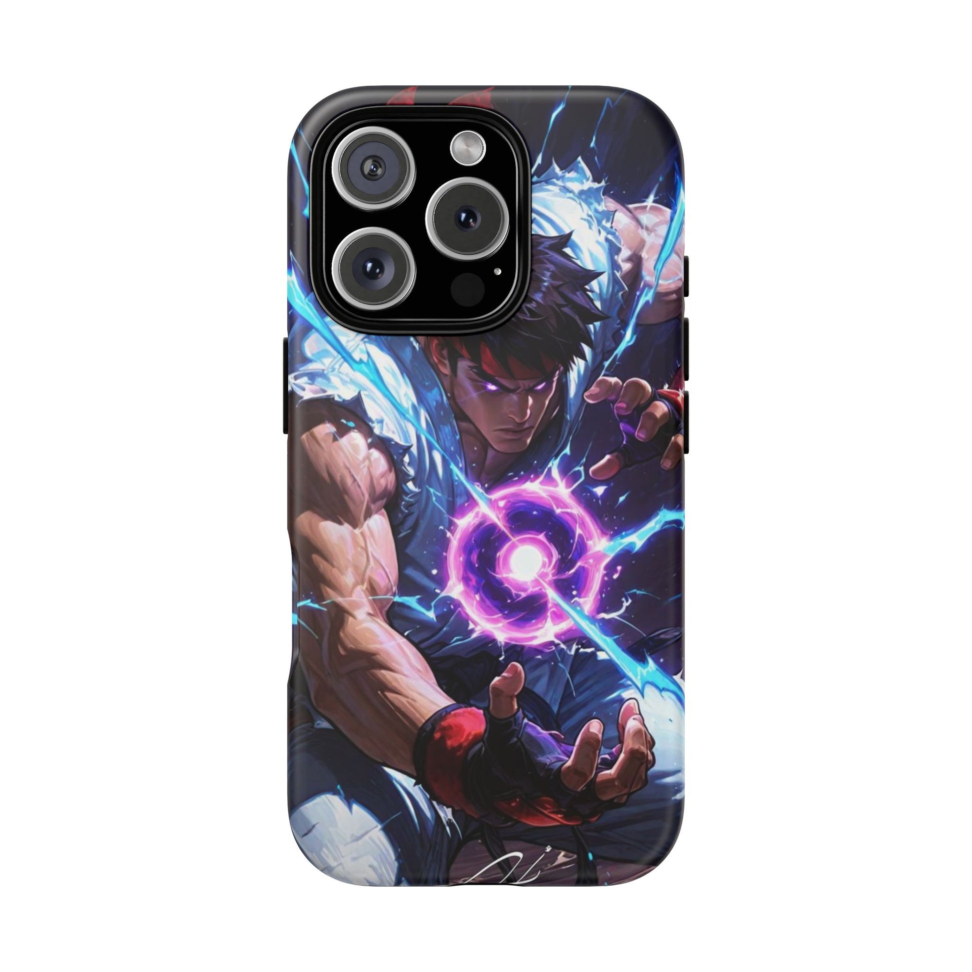 Street Fighter Ryu Gamer Art Tough Cases for iPhones, Samsung, and Pixel