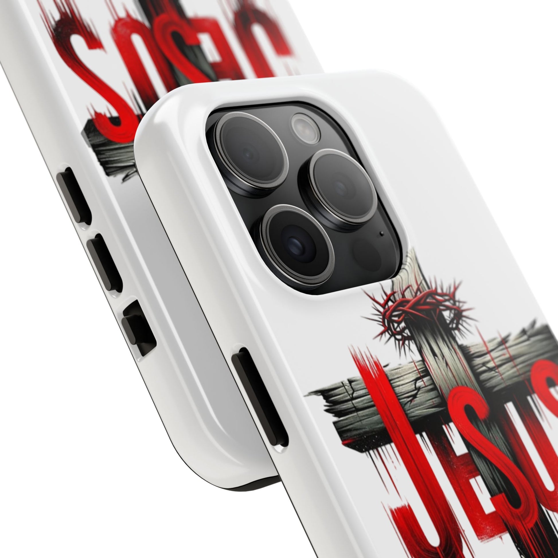 Jesus Cross and Crown Christian Theme Phone Cases for iPhones & Samsung Phones