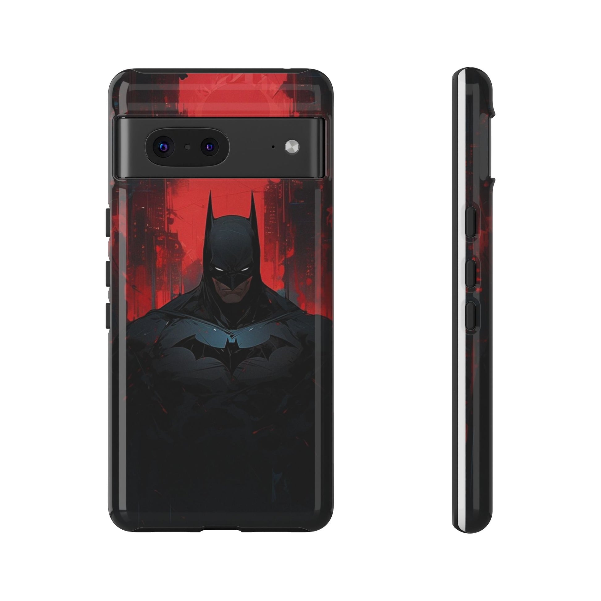 The Dark Knight Batman Tough Cases for iPhones, Samsung, and Pixel