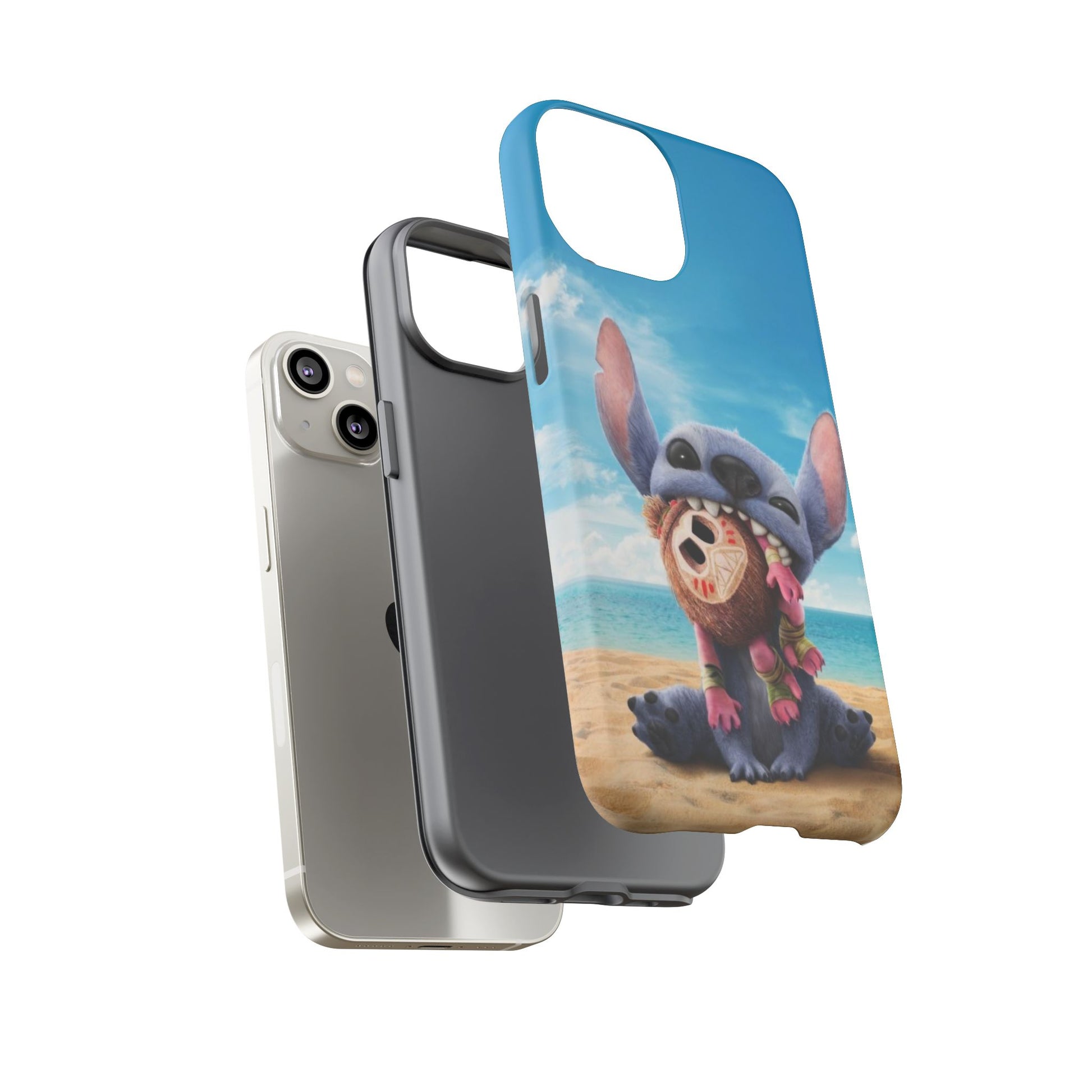 Stitch Beach Sunset Landscape Phone Case for iPhone, Samsung Galaxy, & Pixel Phones