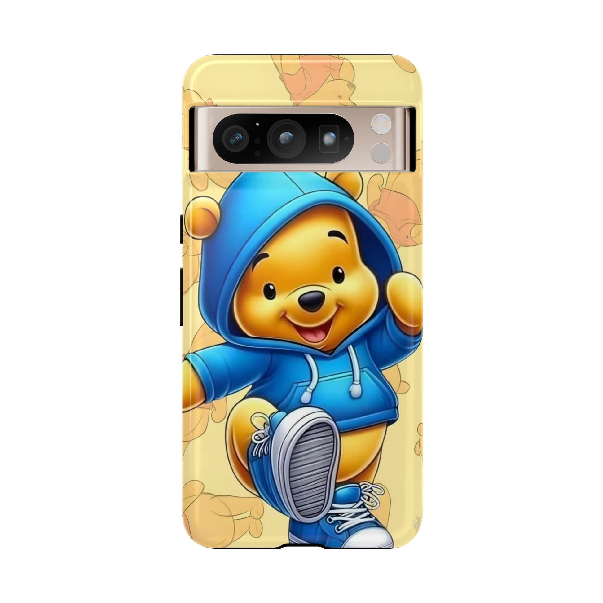 Cute Pooh Bear Phone Case, Tough Case