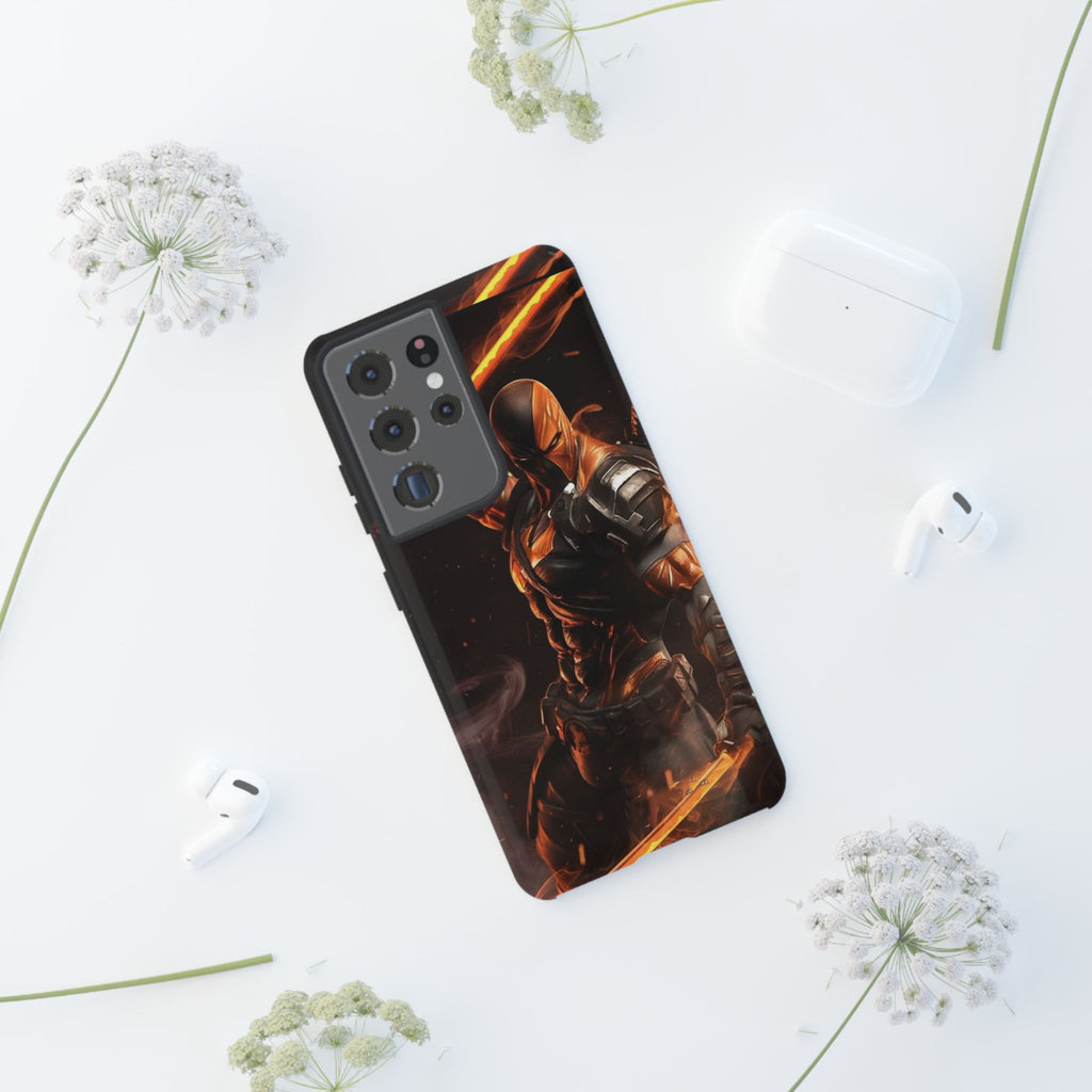 DC Comics Death Stroke Tough Cases for iPhones, Samsung, and Pixel