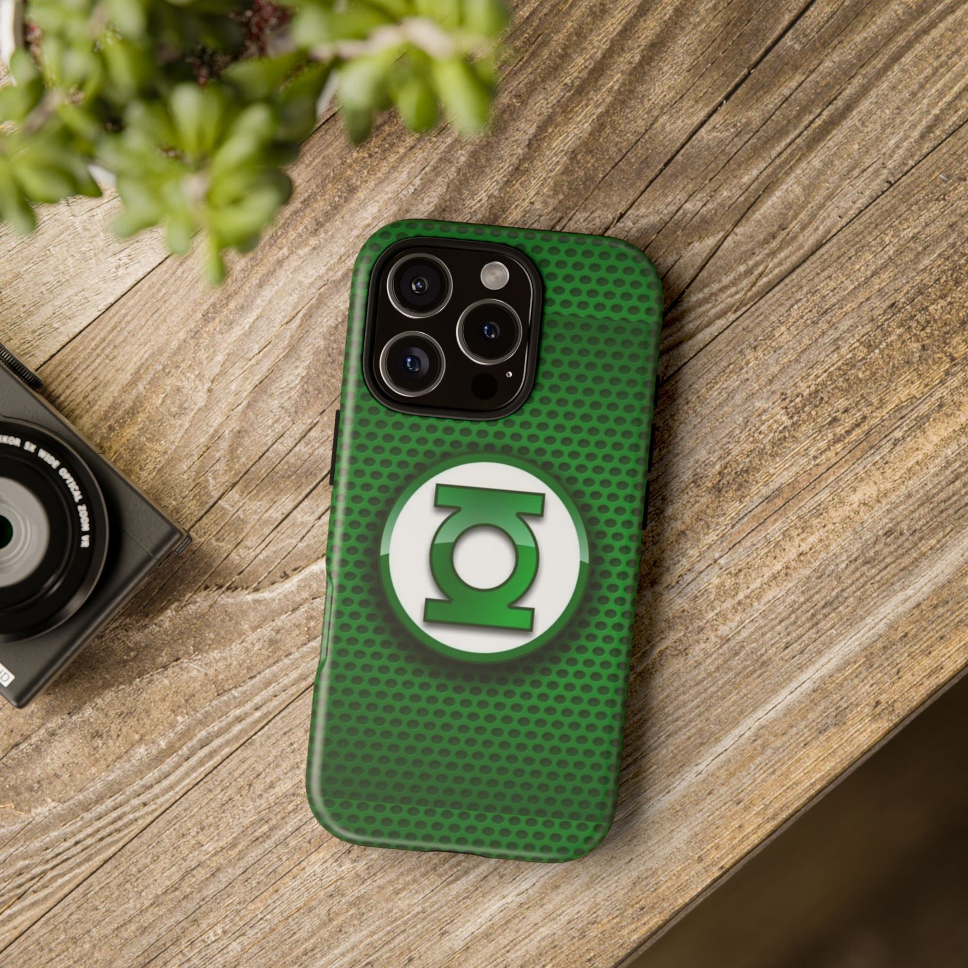 Green Lantern Logo Phone Case, Tough Cases, DC Case for iPhones, Samsung, and Pixel