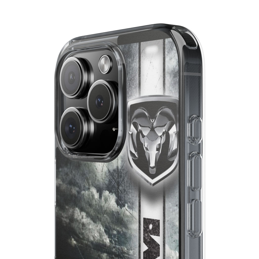 Phone Case, Dodge Ram Logo Clear Case for iPhone and Samsung, Truck Lover Gift,