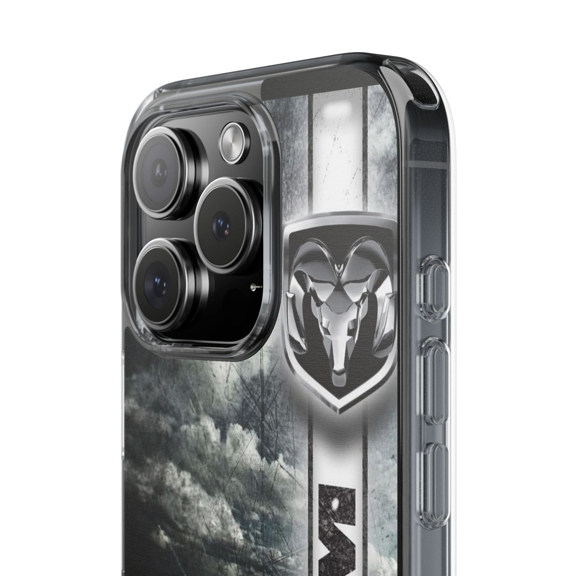 Phone Case, Dodge Ram Logo Clear Case for iPhone and Samsung, Truck Lover Gift,