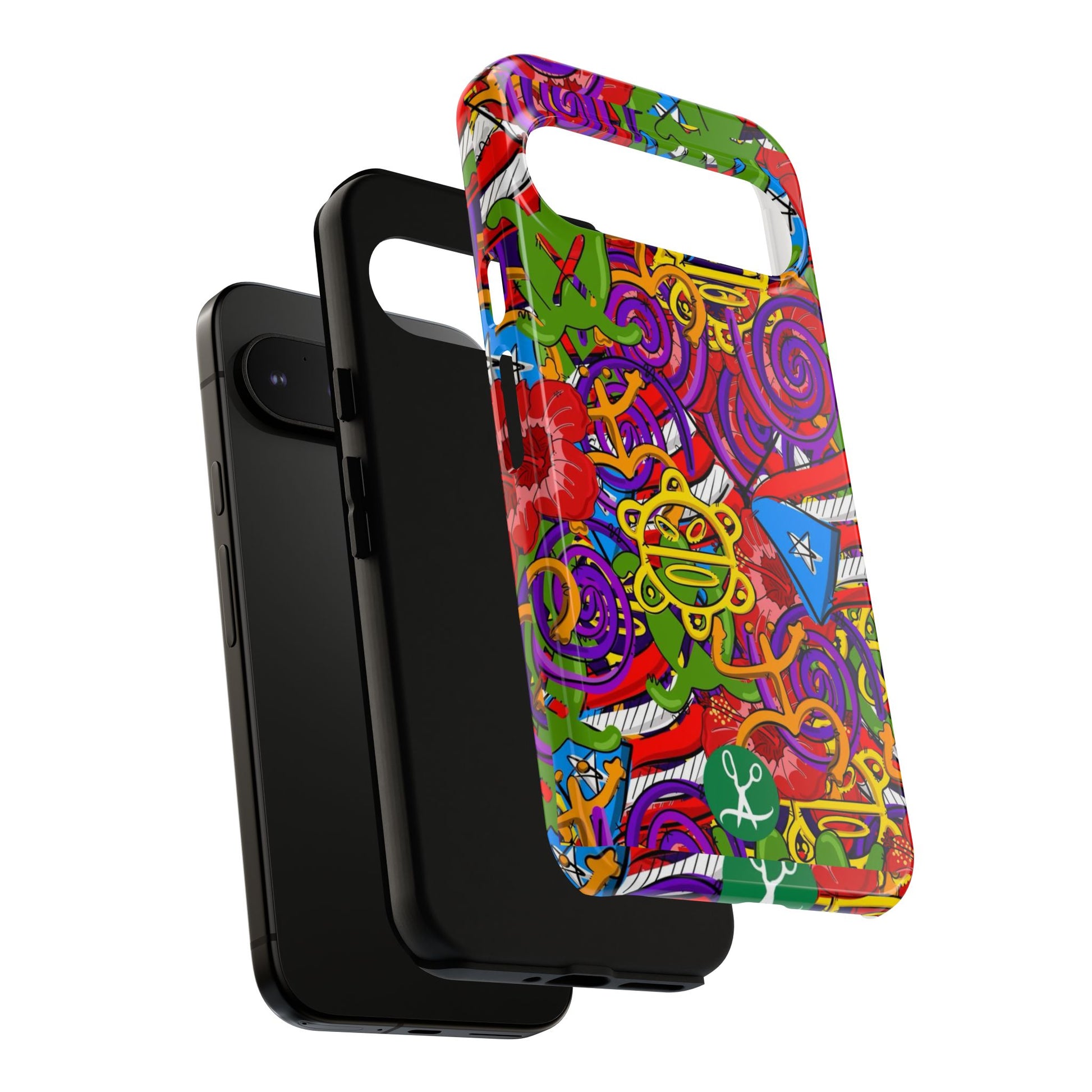 Puerto Rico Taino Tribal Art Tough Cases for iPhones, Samsung, and Pixel