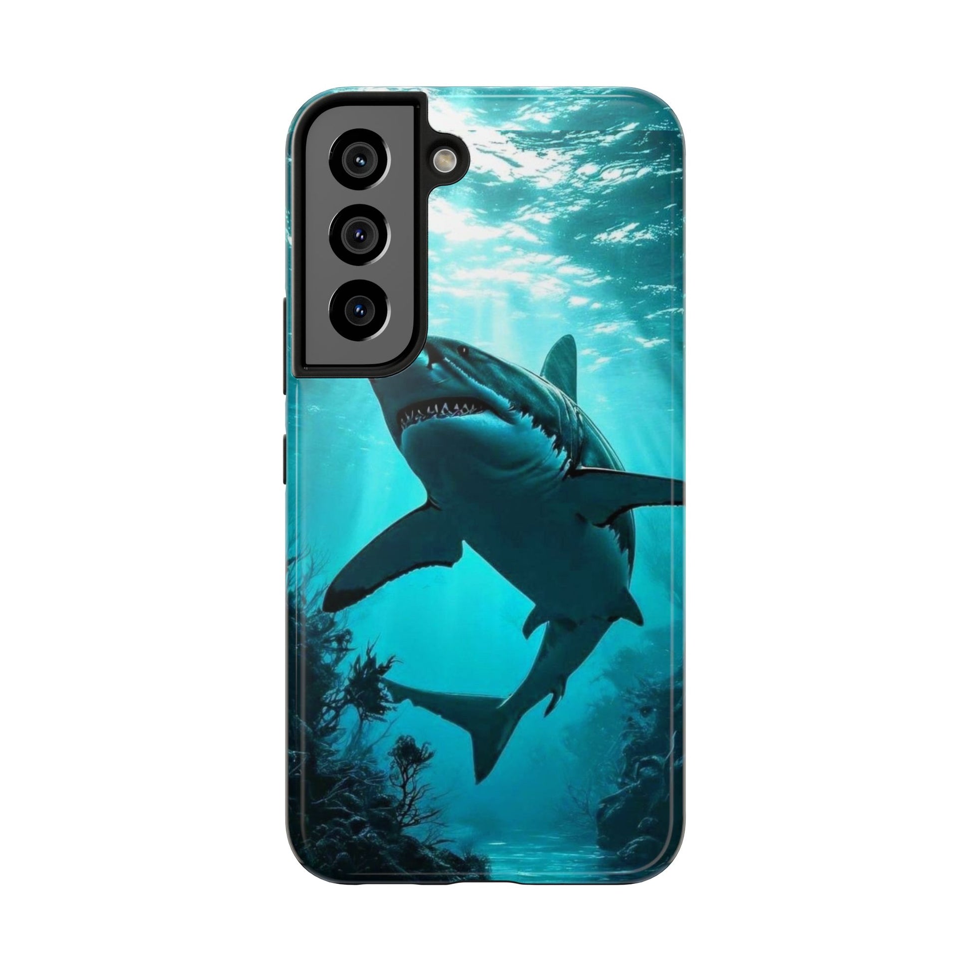 Killer Shark Theme Phone Cases for iPhones & Samsung Phones