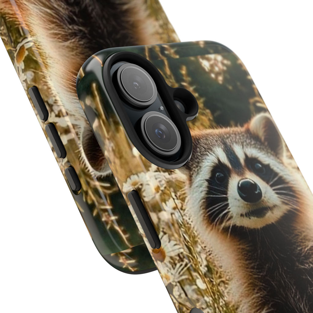 Cute Raccoon Theme Phone Cases for iPhones & Samsung Phones