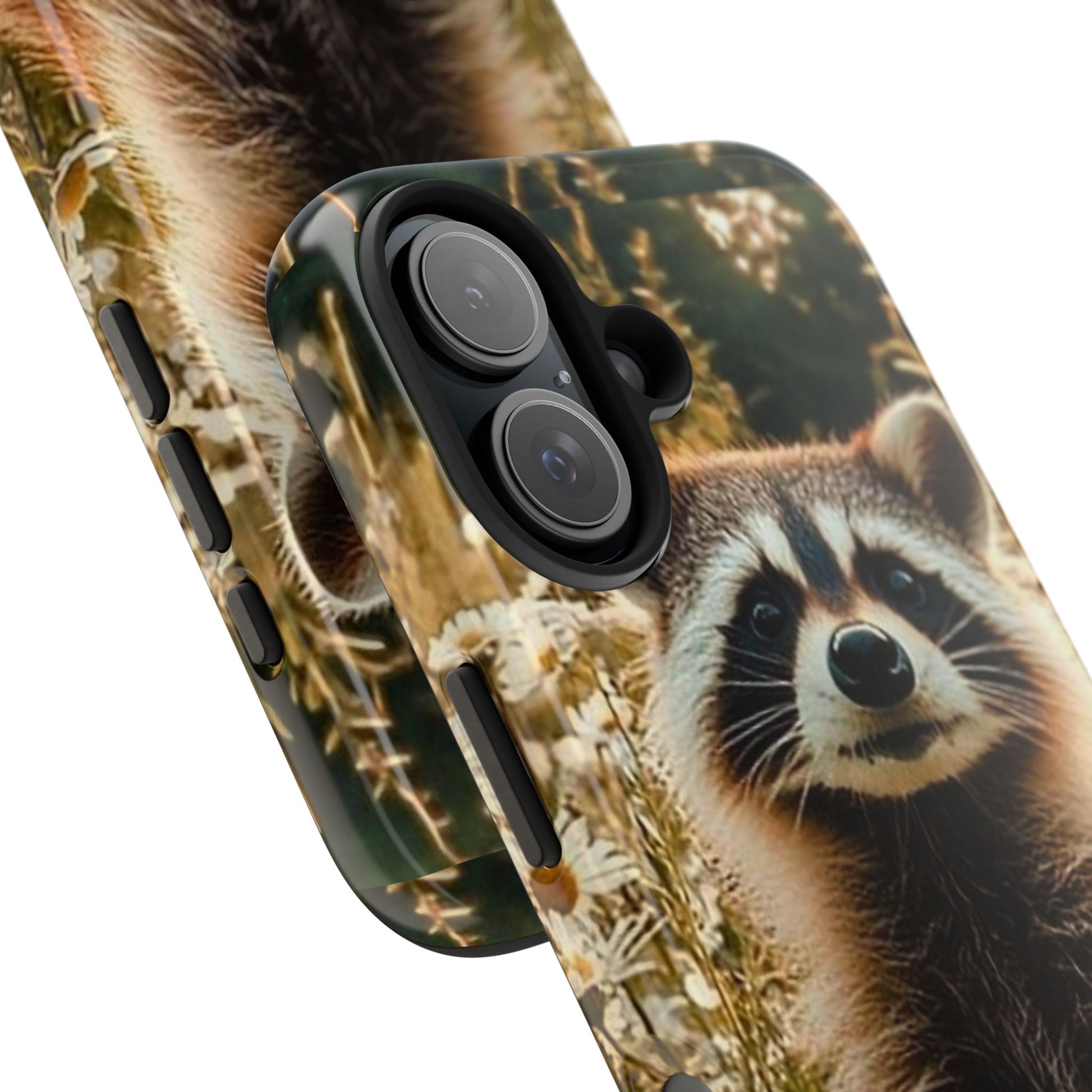 Cute Raccoon Theme Phone Cases for iPhones & Samsung Phones