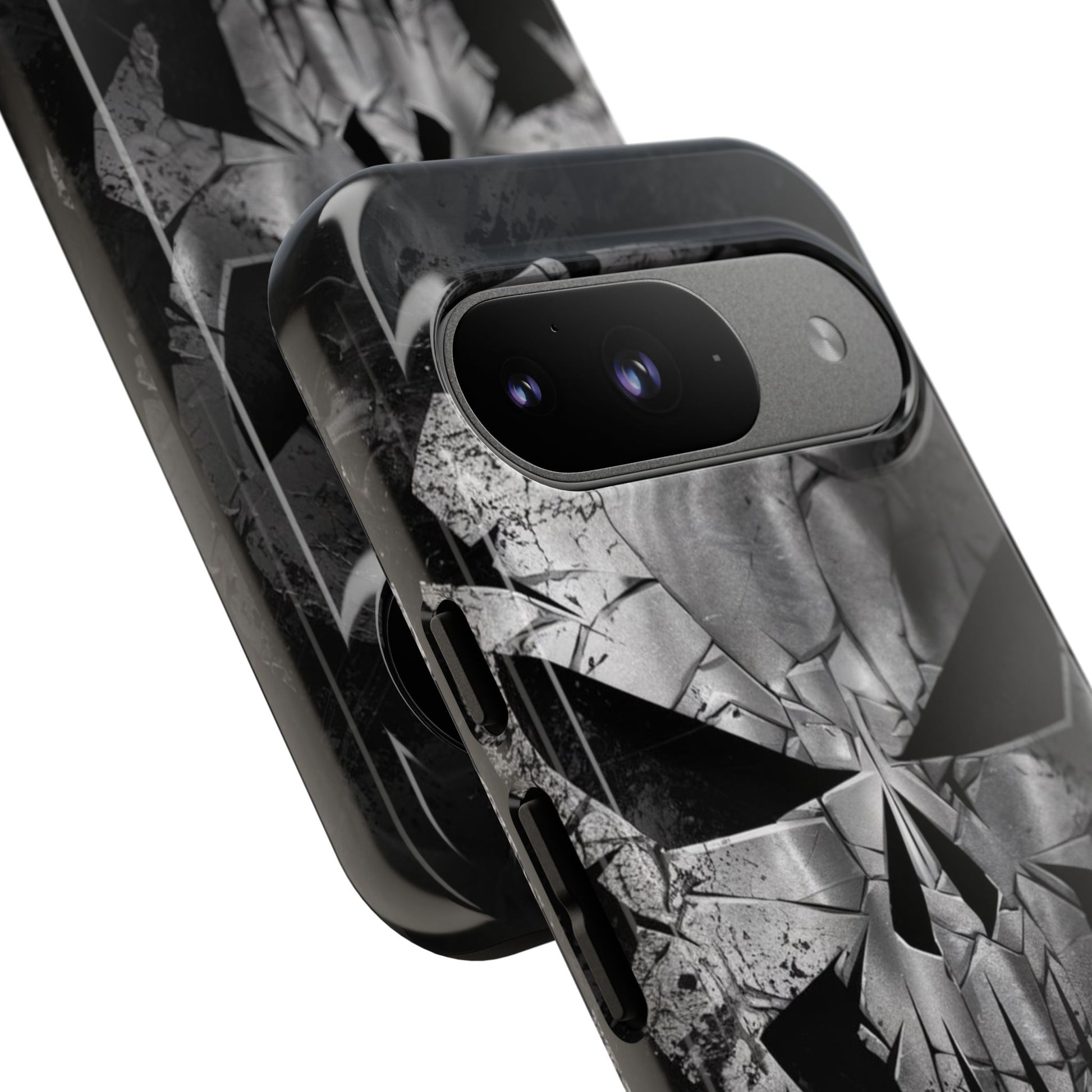 The Punisher Logo Art Tough Cases for iPhones, Samsung, and Pixel