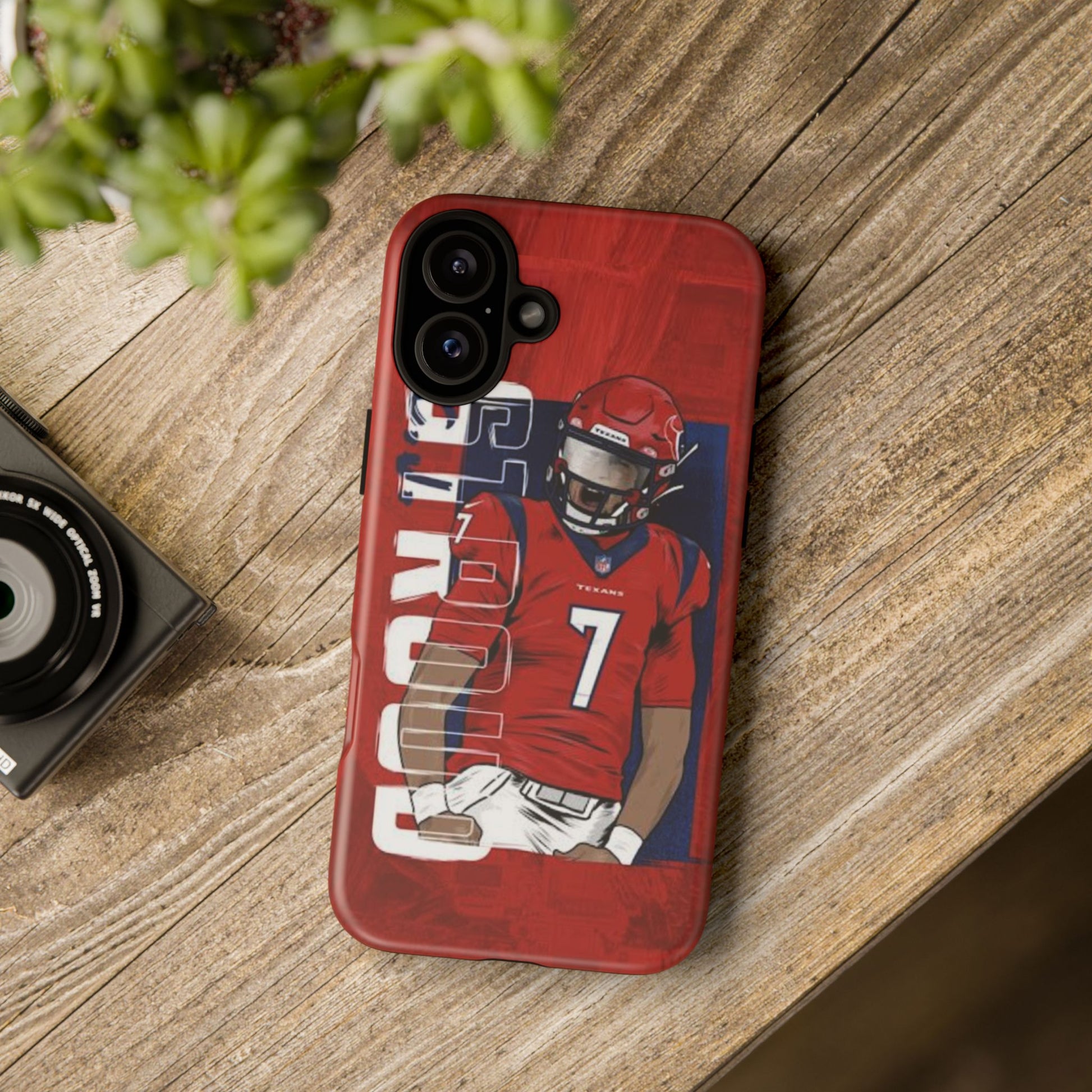 Houston Texans Football CJ Stroud Tough Cases for iPhones, Samsung, and Pixel