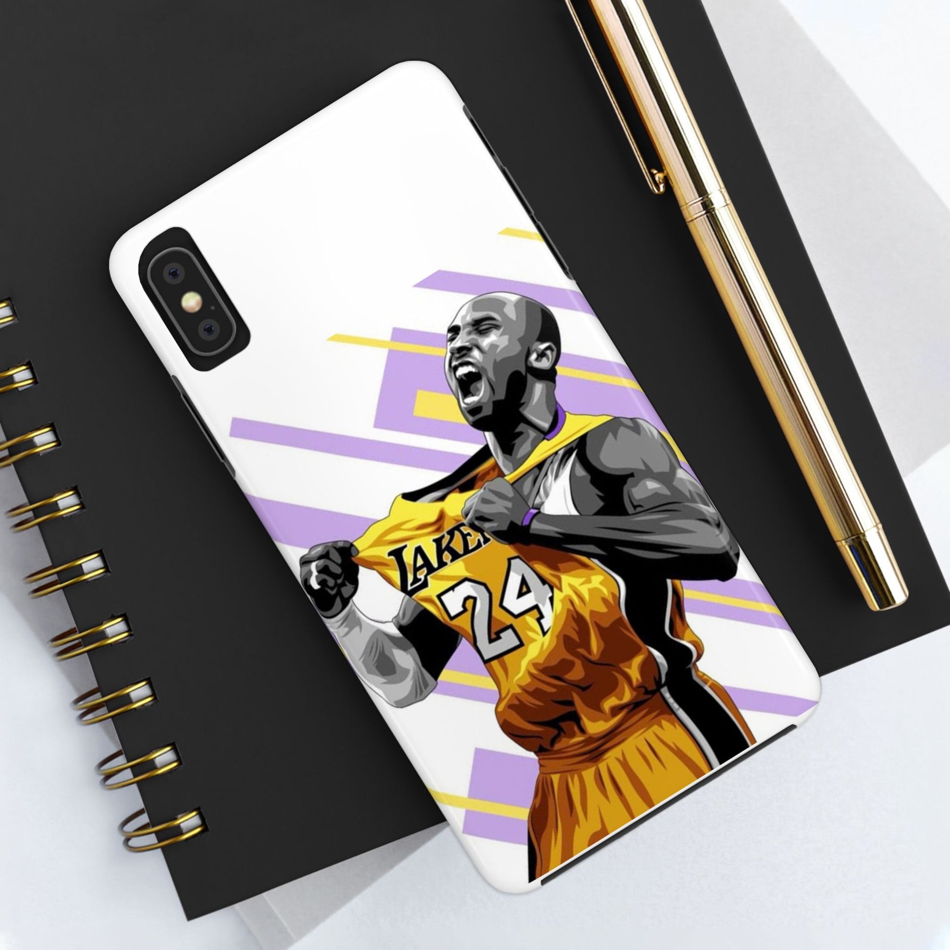 Basketball Themed Kobe Phone Case, Sports Fan Iphone and Samsung phones