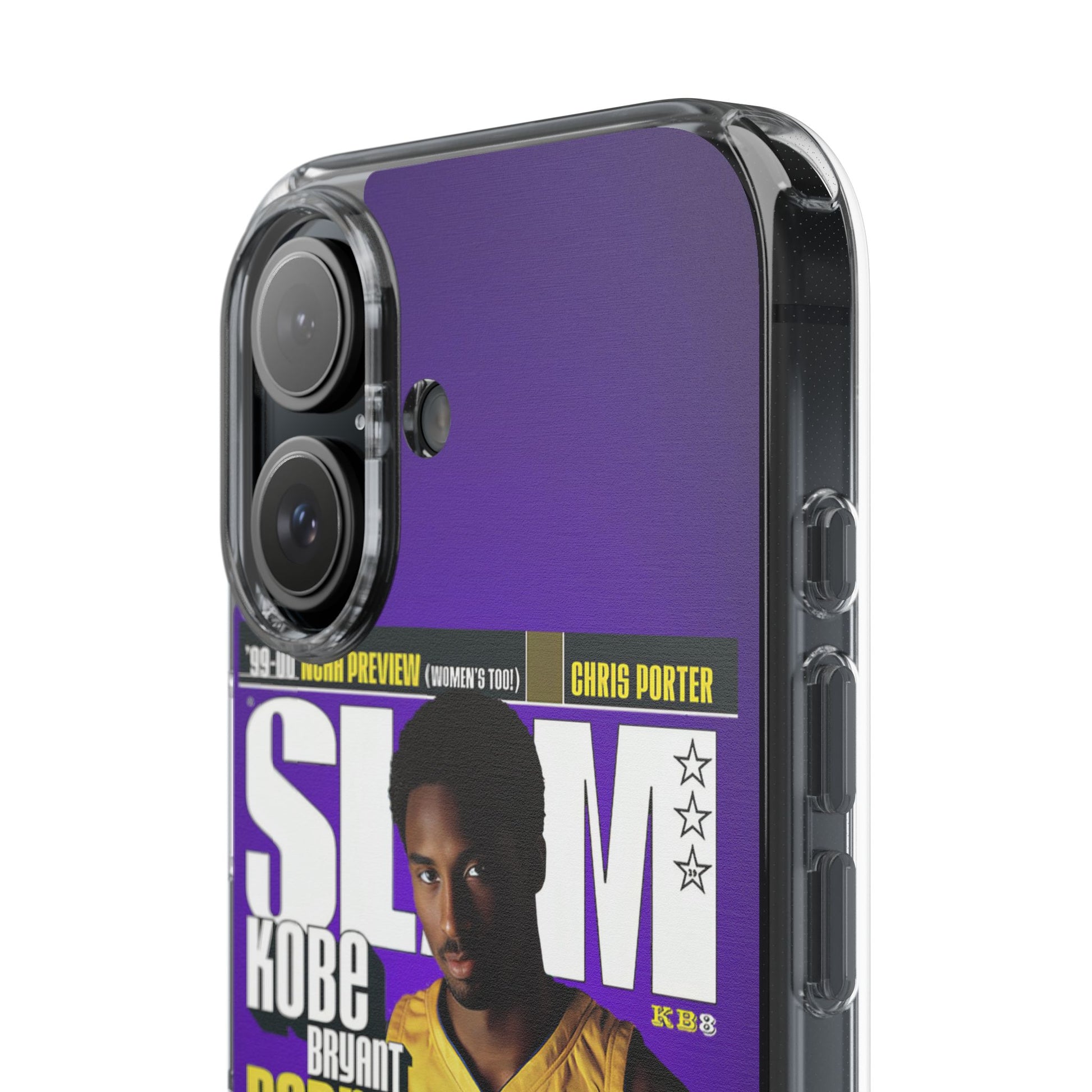 SLAM Cover Kobe Basketball Inspired design Clear Phone Cases