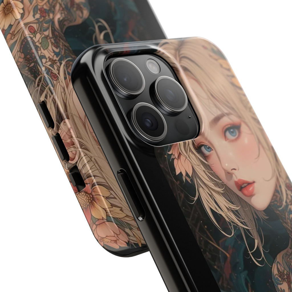 Tattoo Anime Girl Inspired Phone Cases for Iphones & Samsung Phones