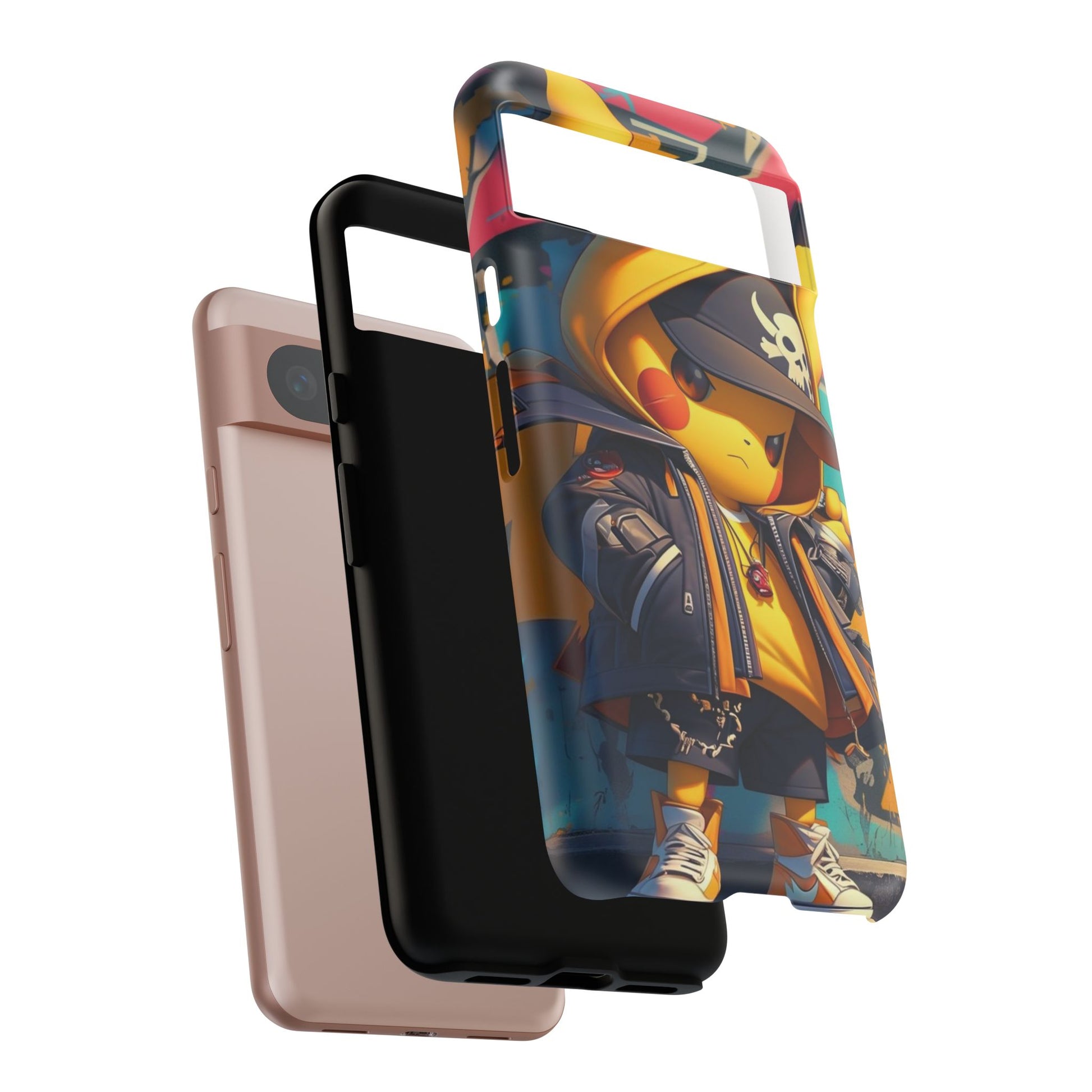 Cute Poke Bear Phone Case, Tough Cases for iPhones, Samsung, and Pixel
