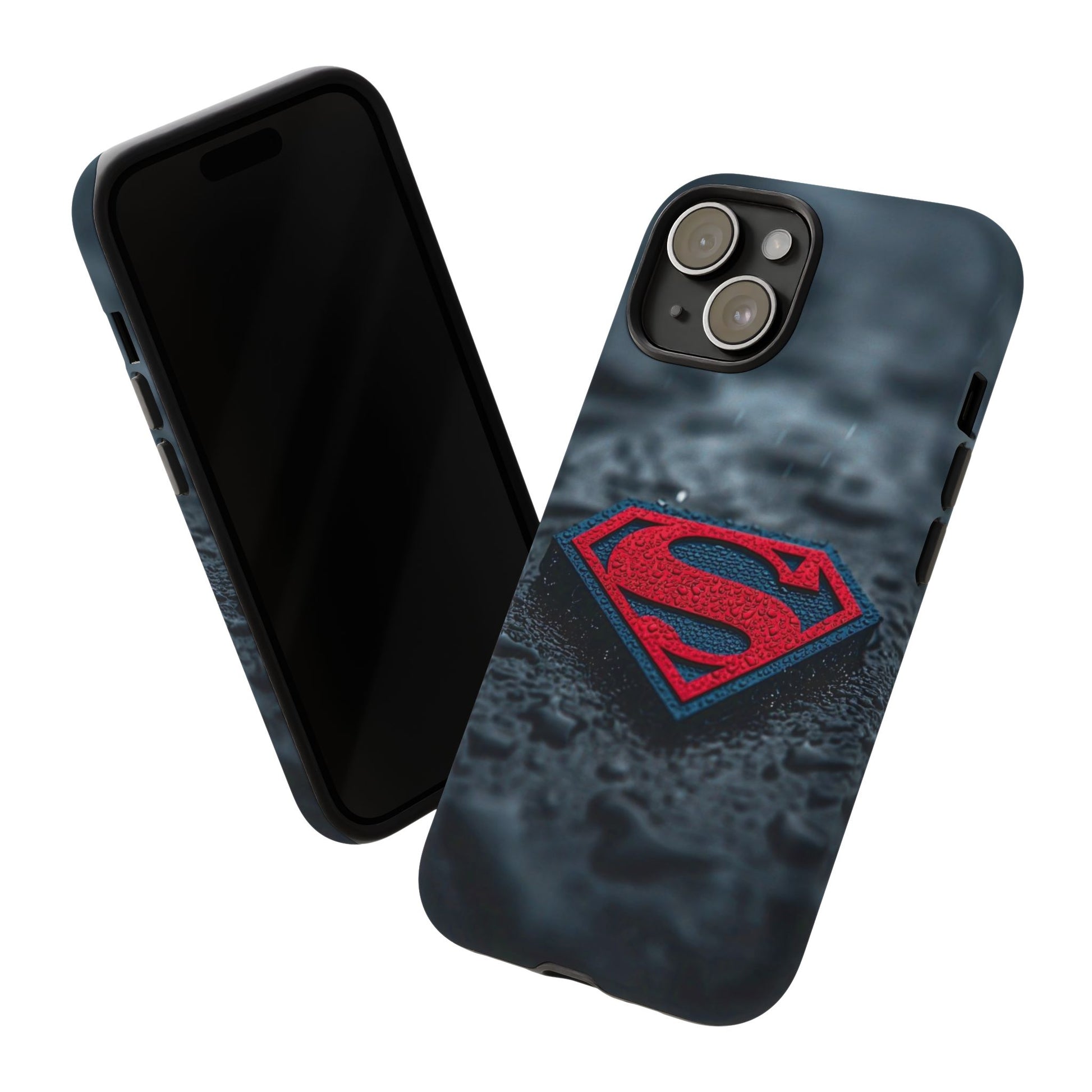 Superman Logo Tough Cases for iPhones, Samsung, and Pixel