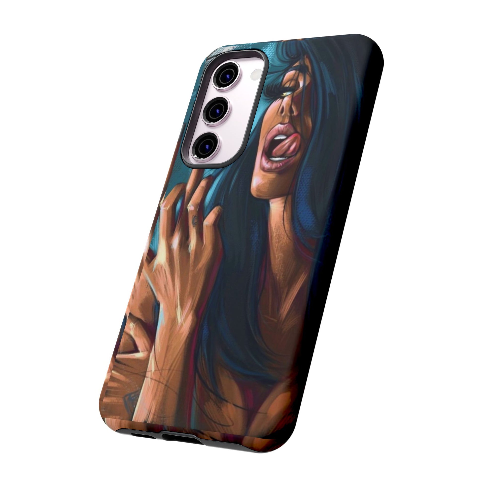 Tough Girl Theme Urban Design Cases for iPhones, Samsung, and Pixel