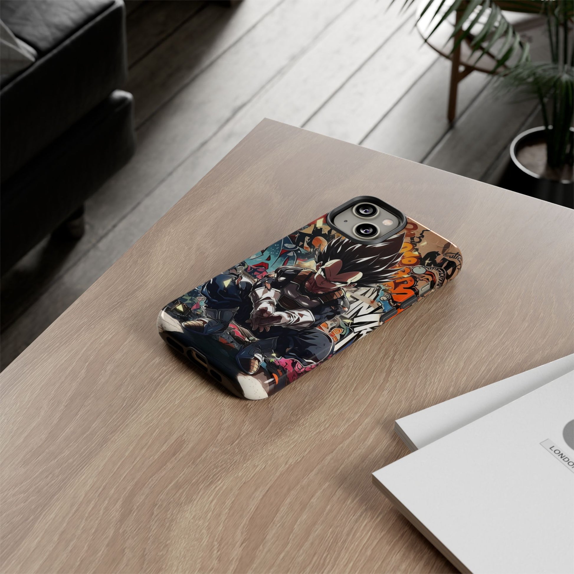 Anime Vegeta Dragon ball Z Tough Cases for iPhones, Samsung, and Pixel