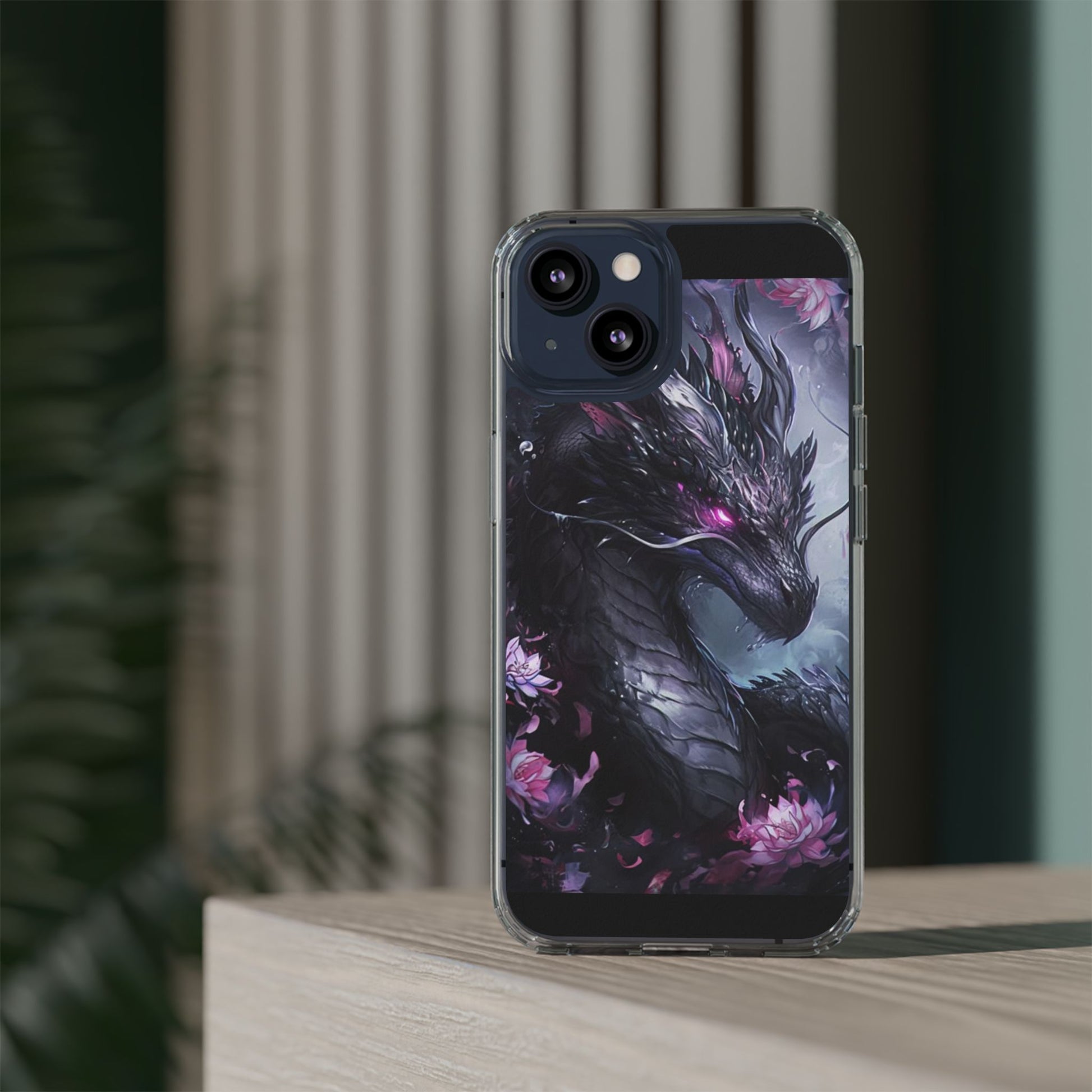 Phone Cases, Purple Dragon Design, iPhone Samsung Case, Protective Cover, Unique