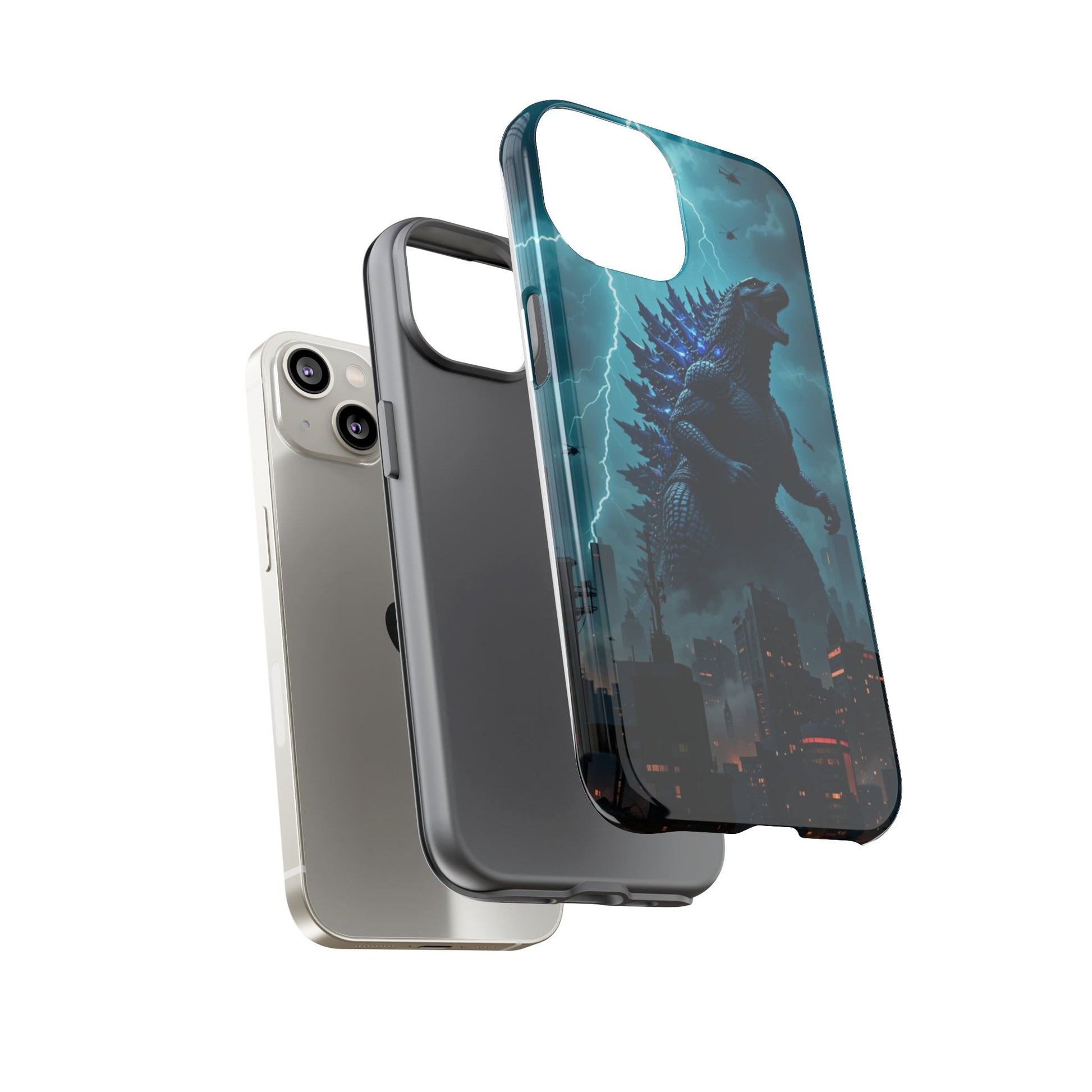 Godzilla Phone Case, Tough Cases for iPhones, Samsung, and Pixel