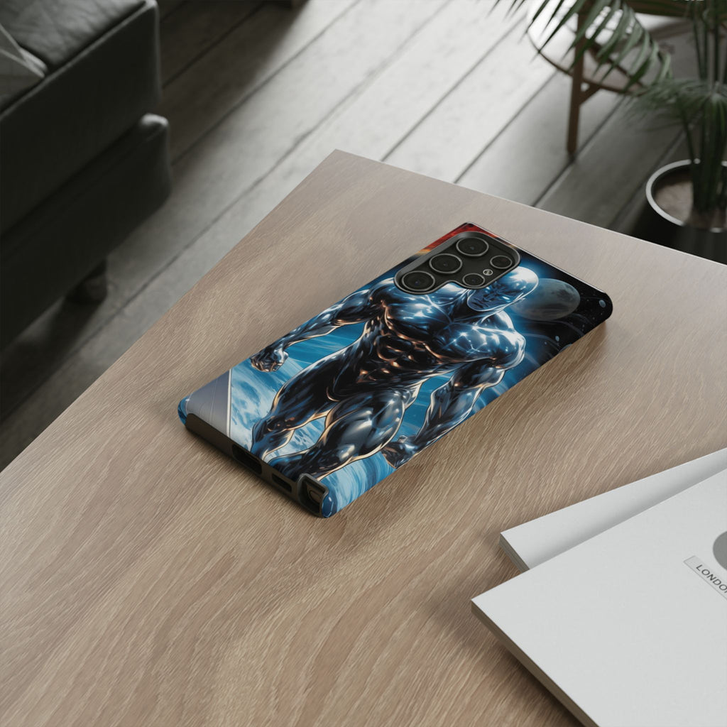 The Silver Surfer Comic Art Phone Case, Tough Cases for iPhones, Samsung, and Pixel