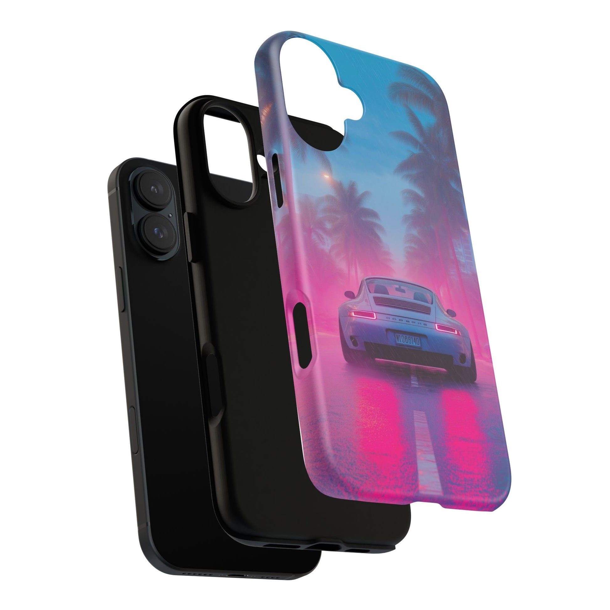 Miami Vice Porsche Phone Case for iPhone, Samsung Galaxy, & Pixel Phones