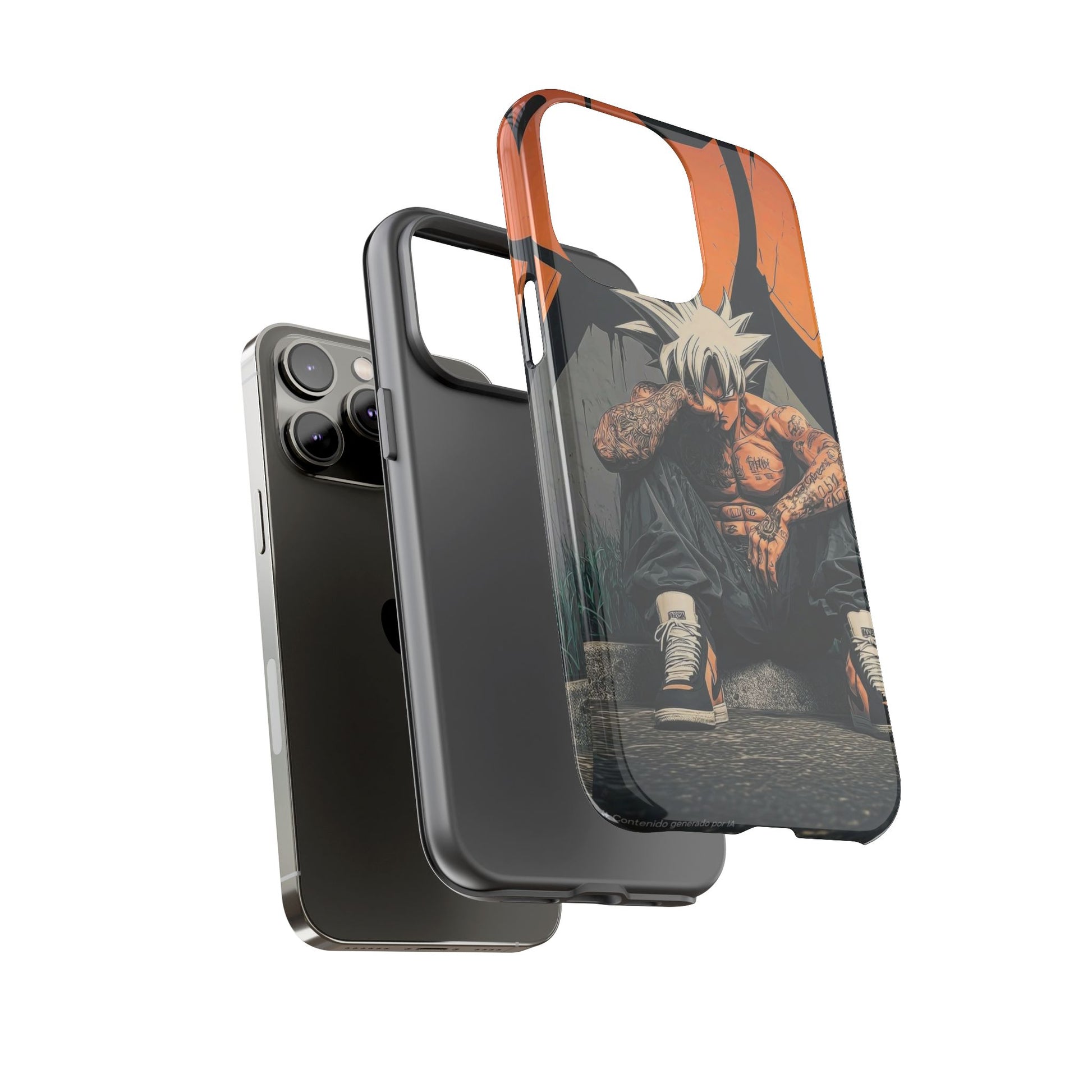 Anime DBZ Thug Tough Cases for iPhones, Samsung, and Pixel