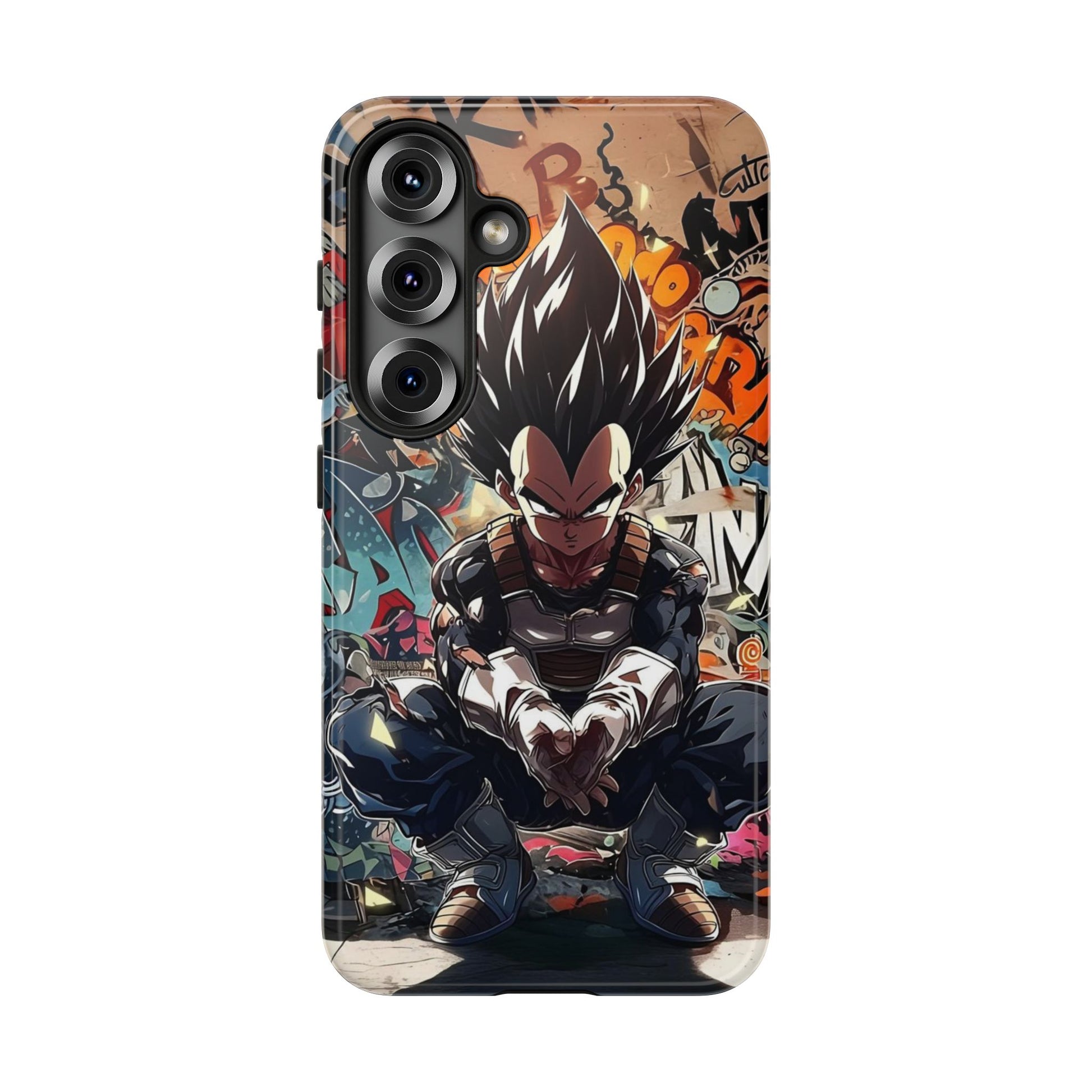 Anime Vegeta Dragon ball Z Tough Cases for iPhones, Samsung, and Pixel