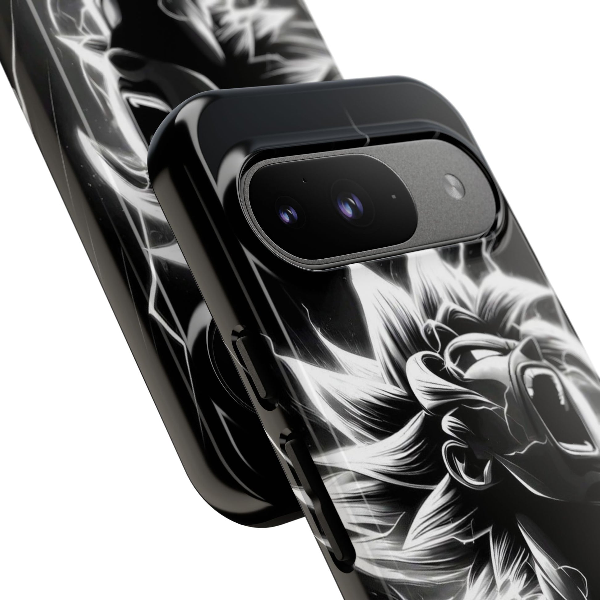 Anime Saiyan Rage Dragon ball Z Tough Cases for iPhones, Samsung, and Pixel