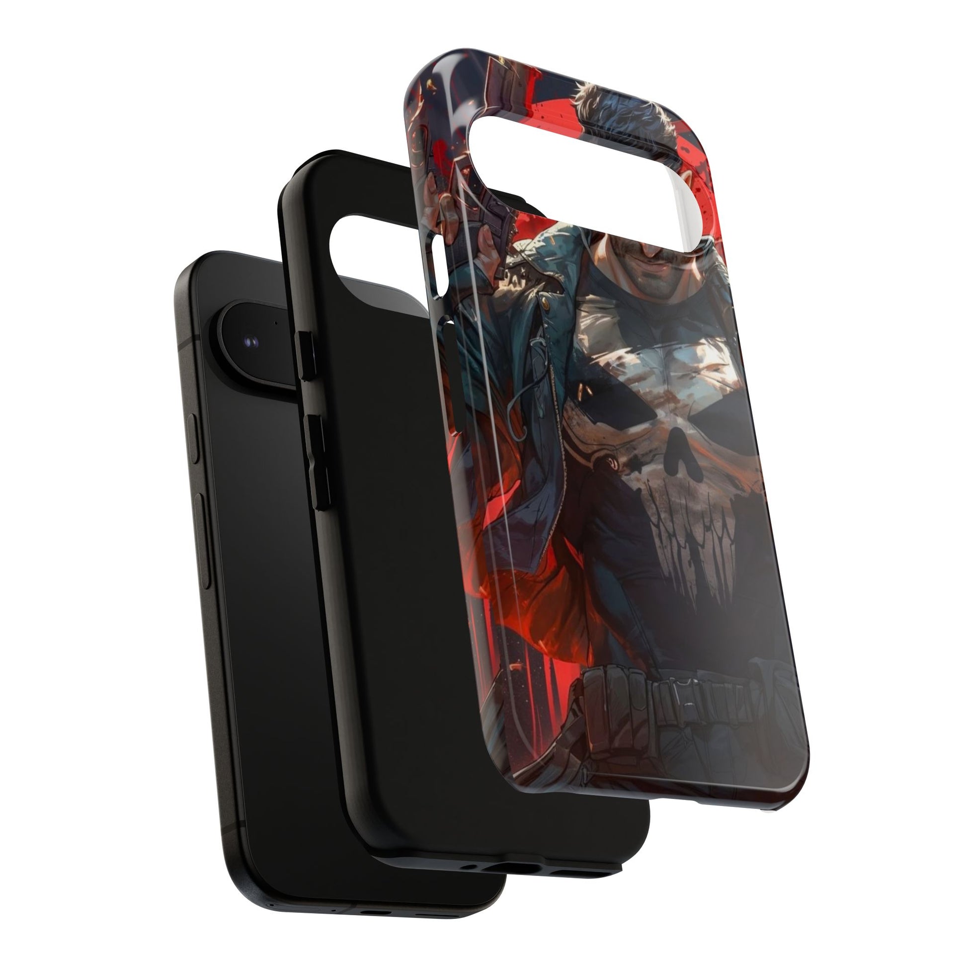 Punisher Tough Cases for iPhones, Samsung, and Pixel