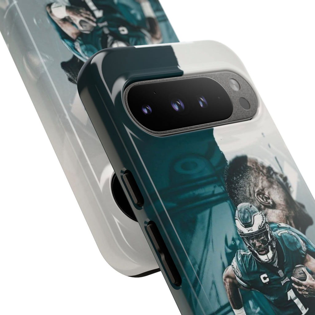 Jalen Hurts Eagles Football Tough Cases for iPhones, Samsung, and Pixel